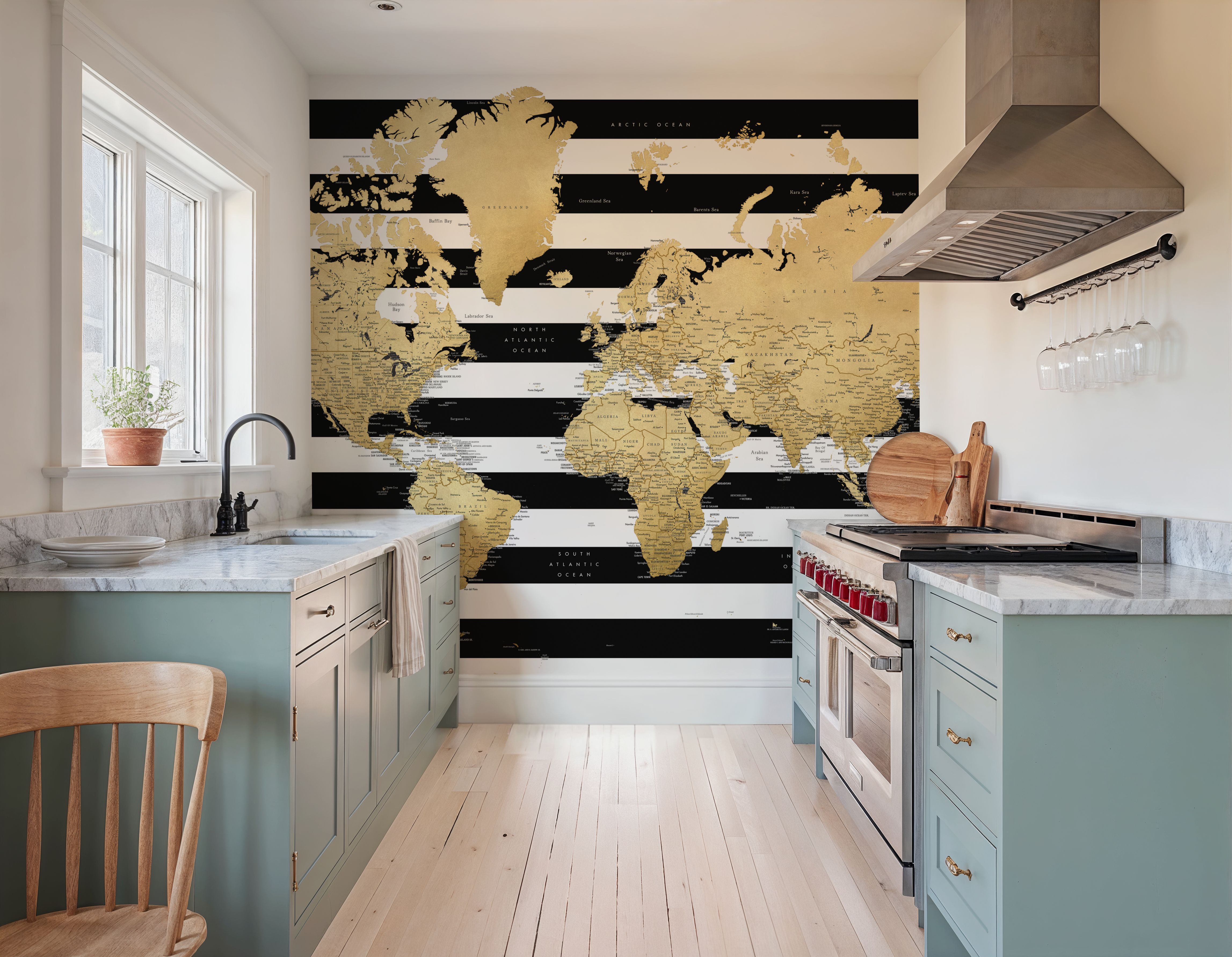 World Map Cities - Harper