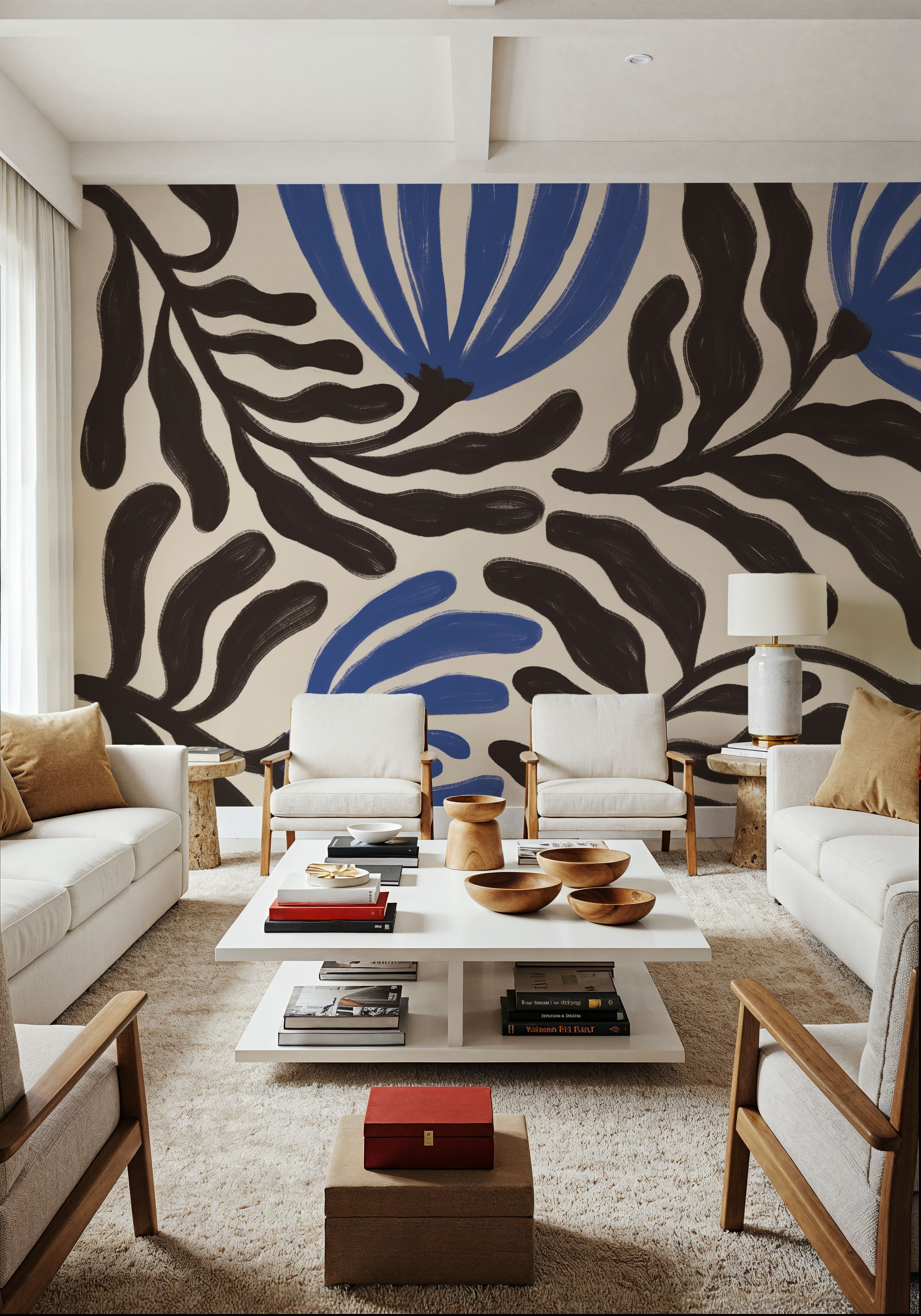 Simple Petals I Blue