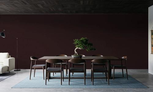 Linen Mist Murky Collection, Burgundy