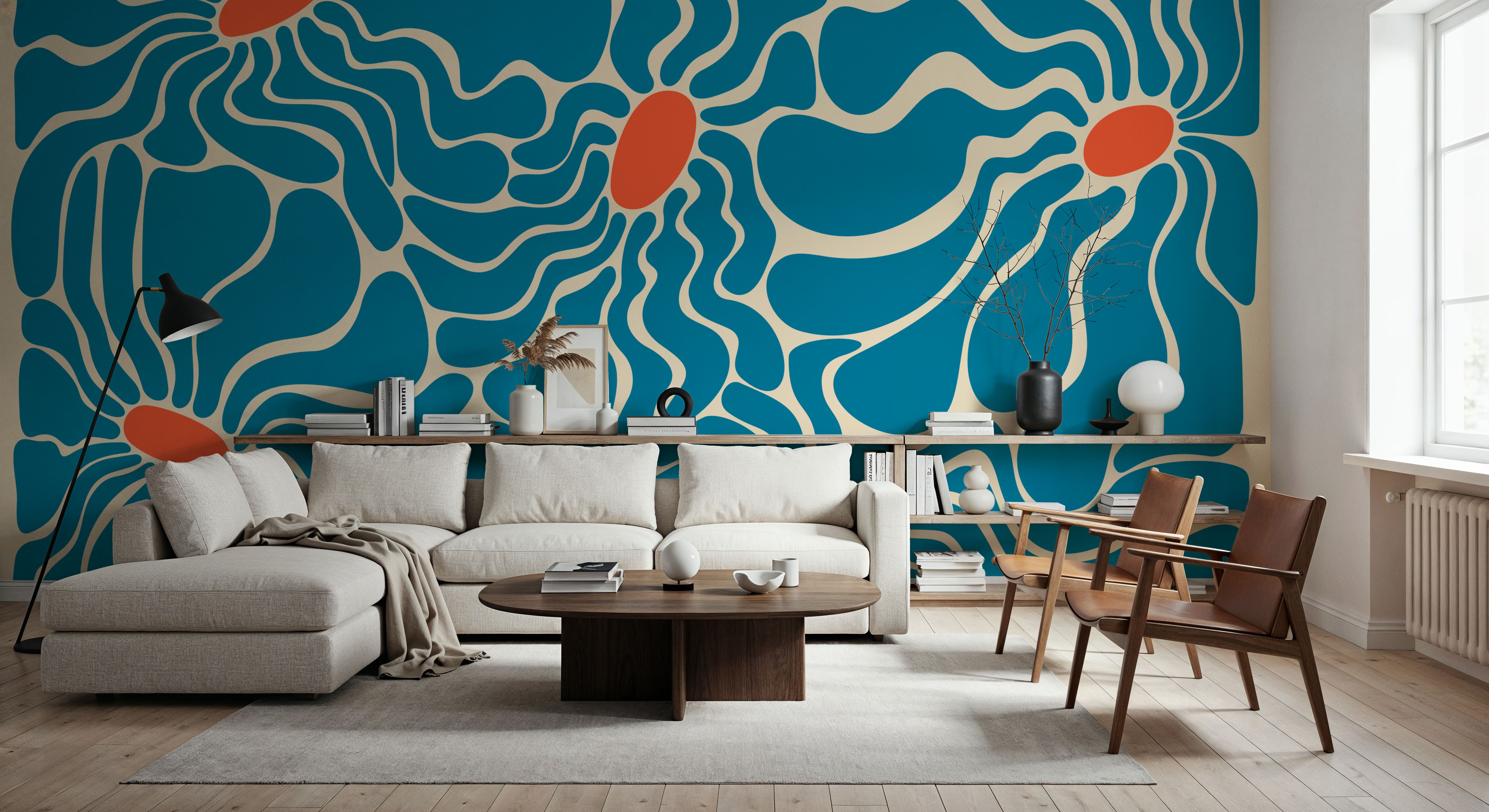 Fluid Flowers, Wallpaper