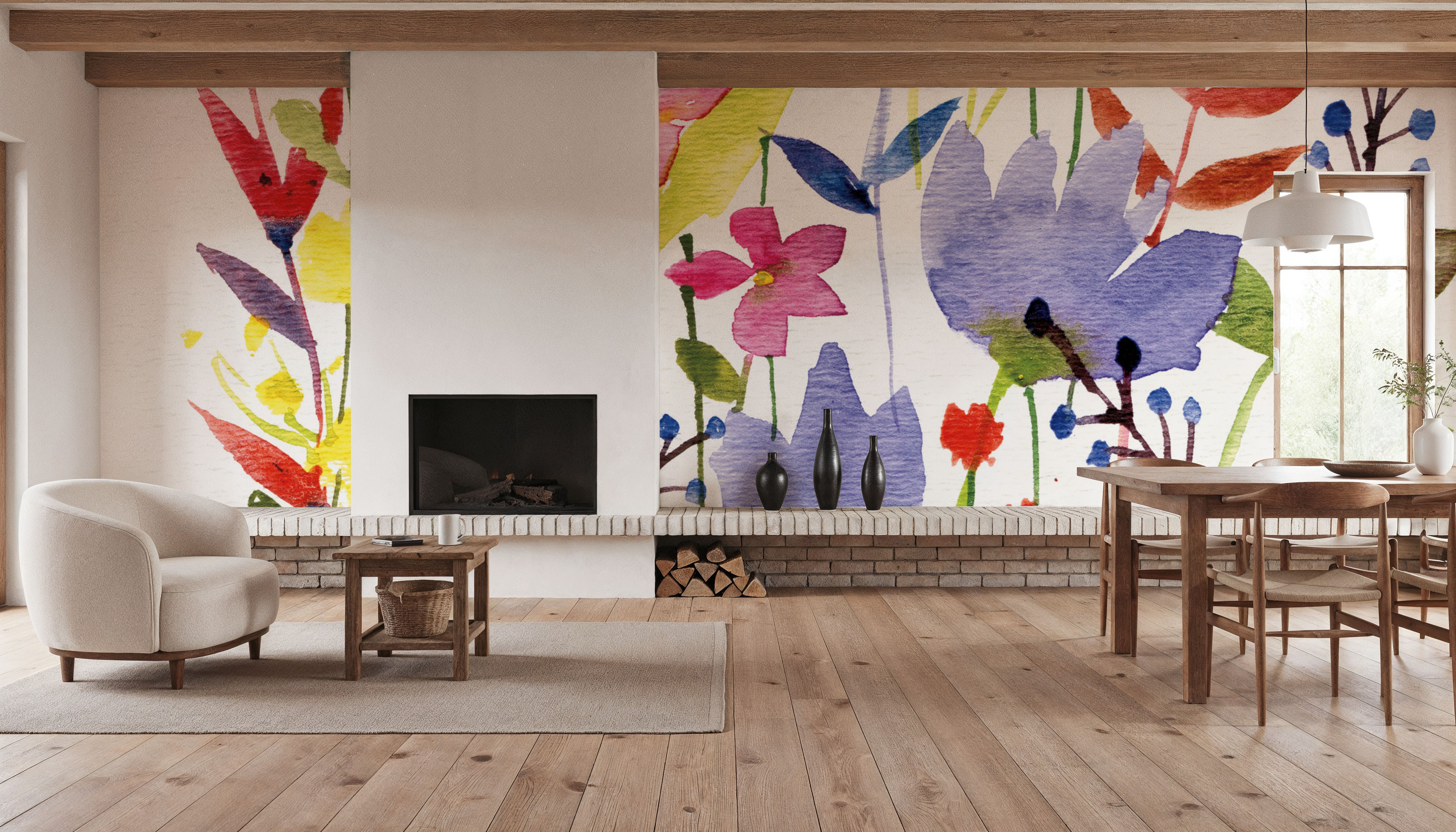 Annes Flowers I, Tapet