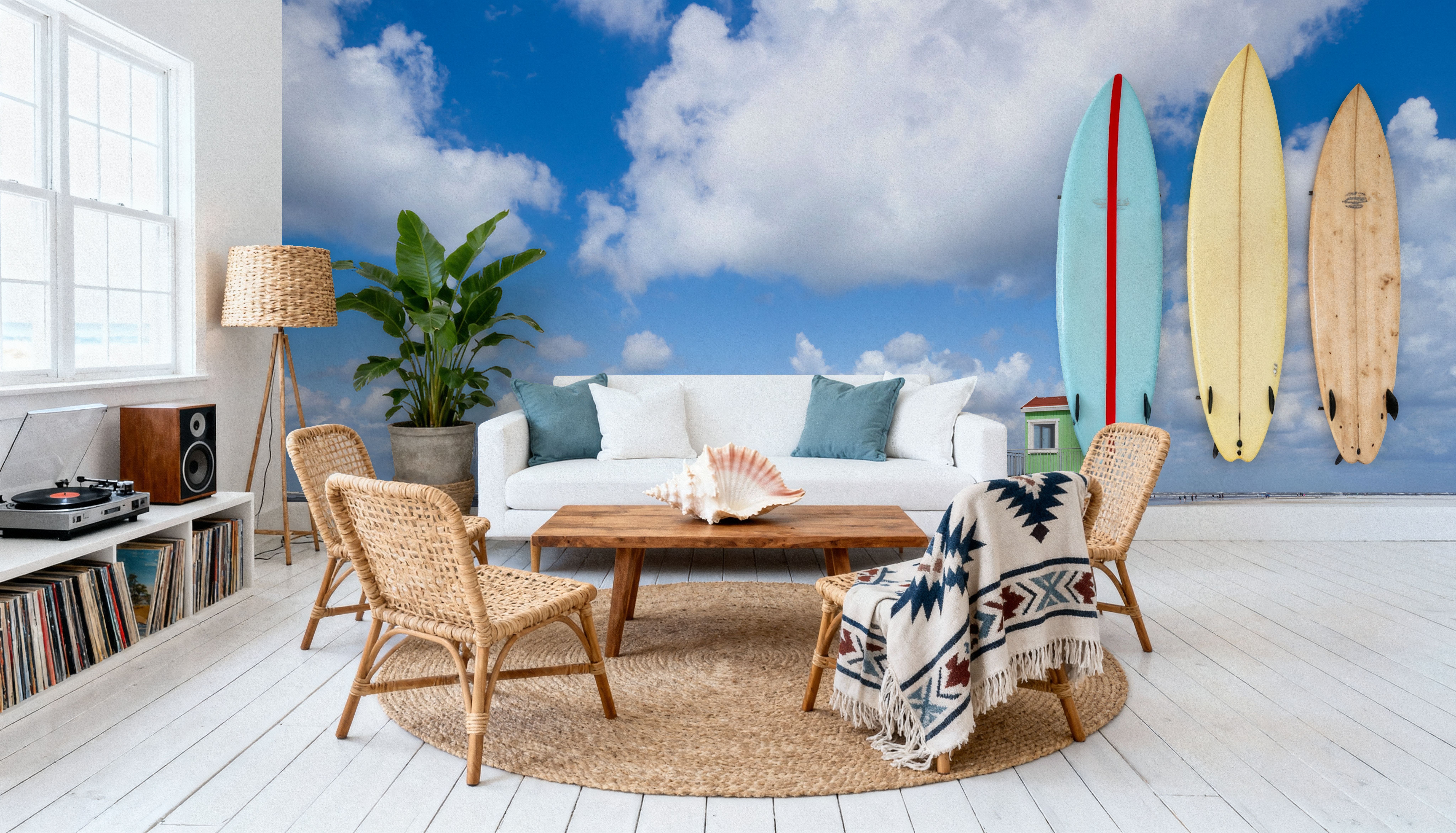 Beach House, Wallpaper