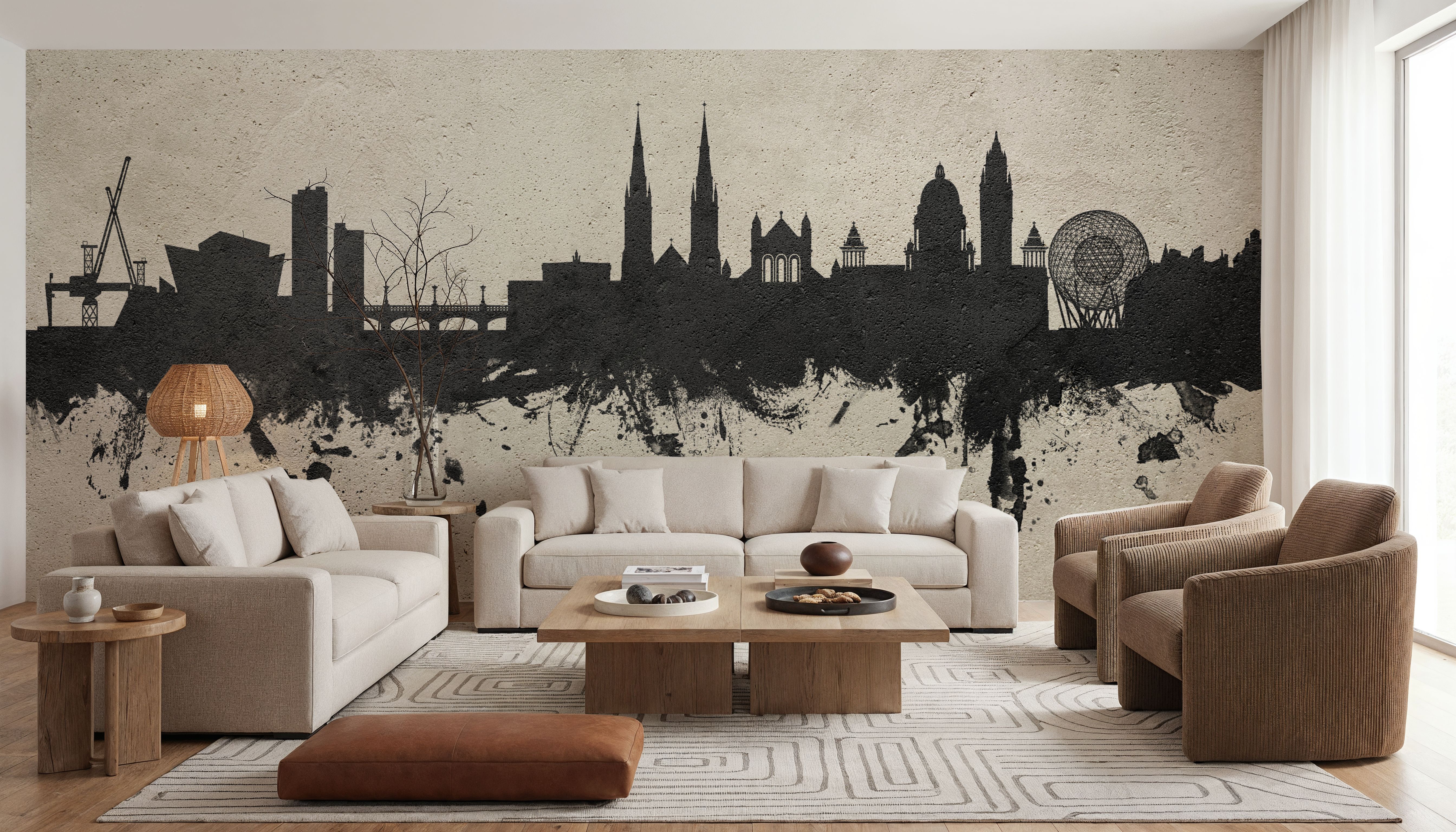 Belfast Northern Ireland Skyline Concrete