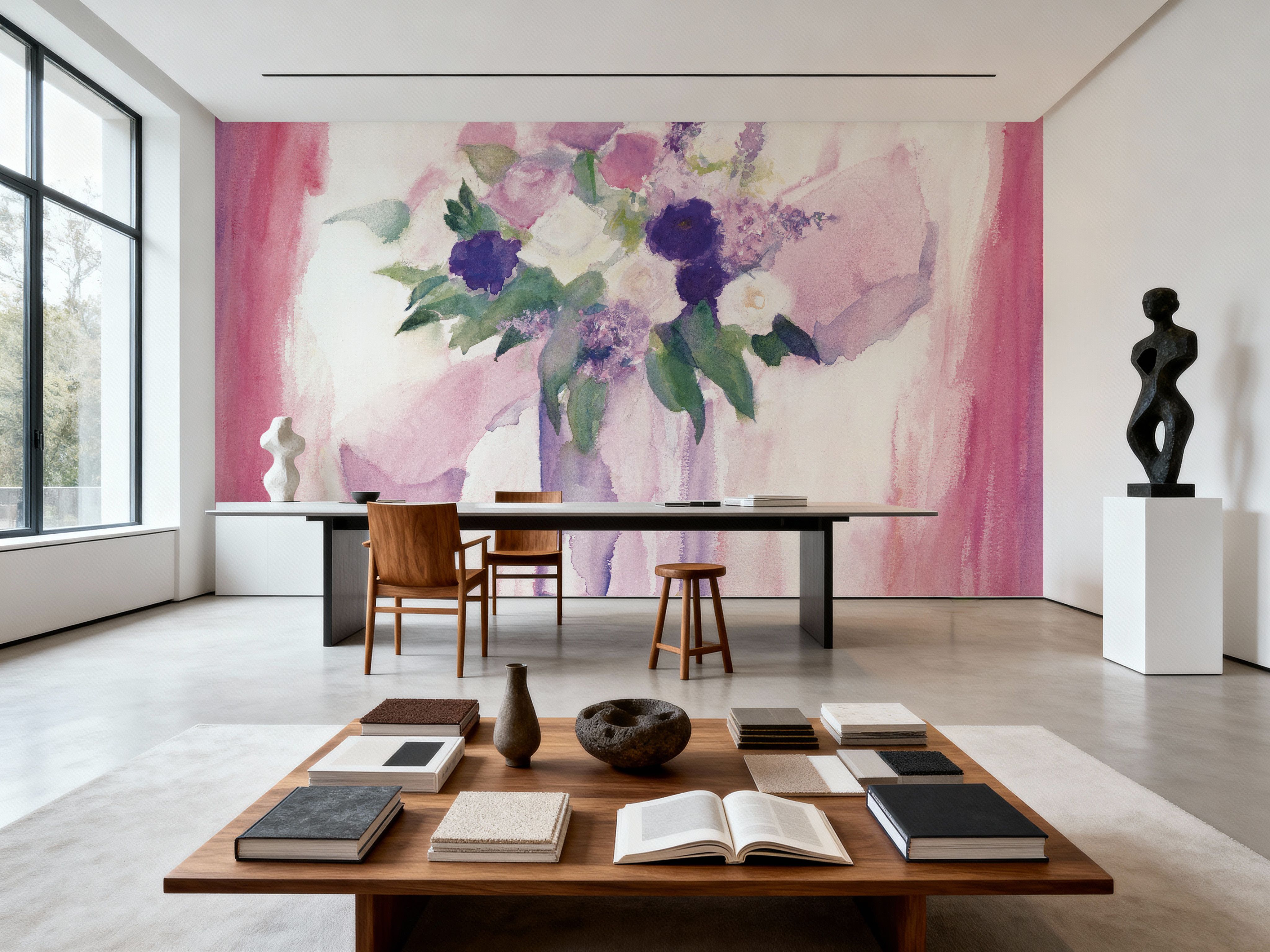 An Arrangement of Pink Flowers