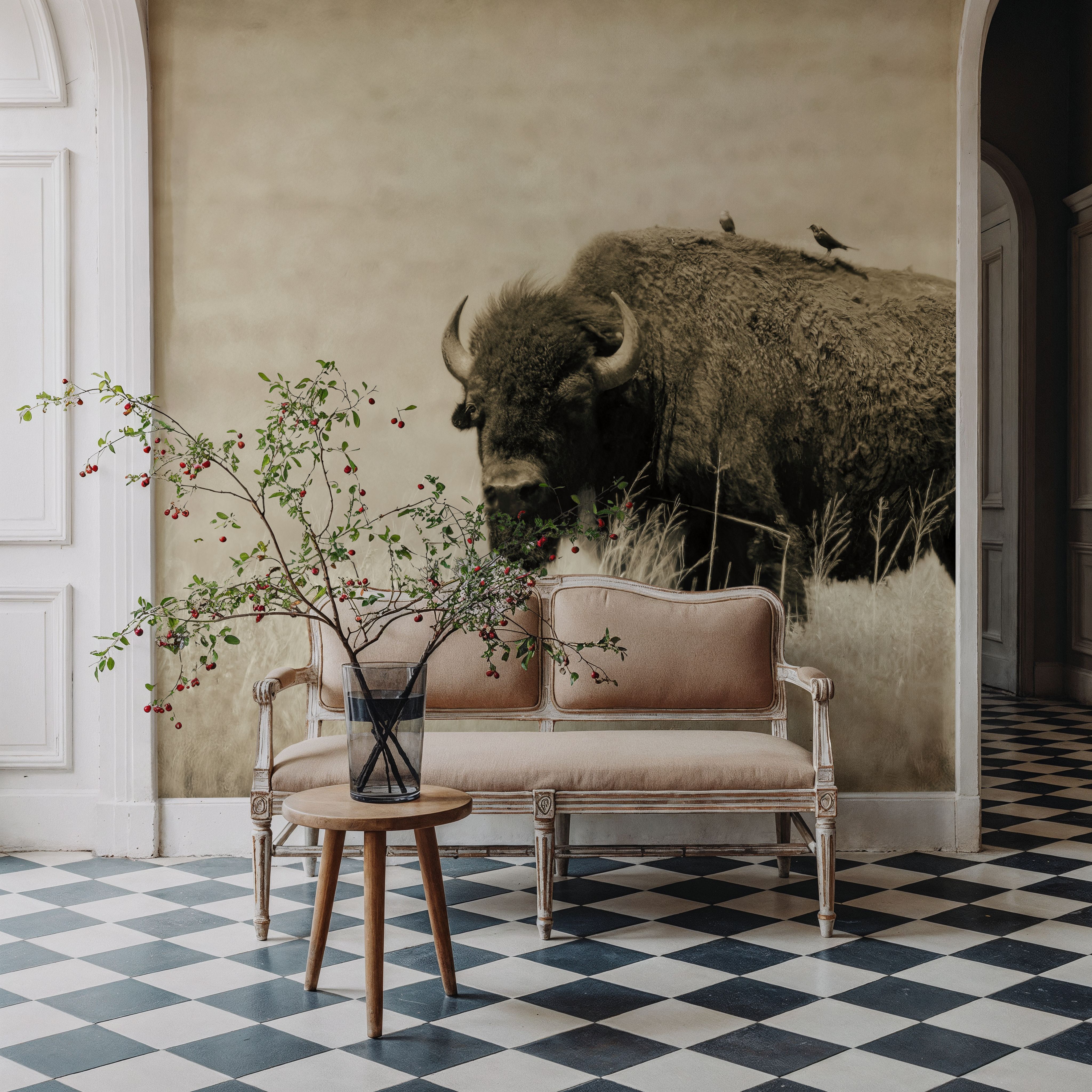 Tall Grass Bird Perch