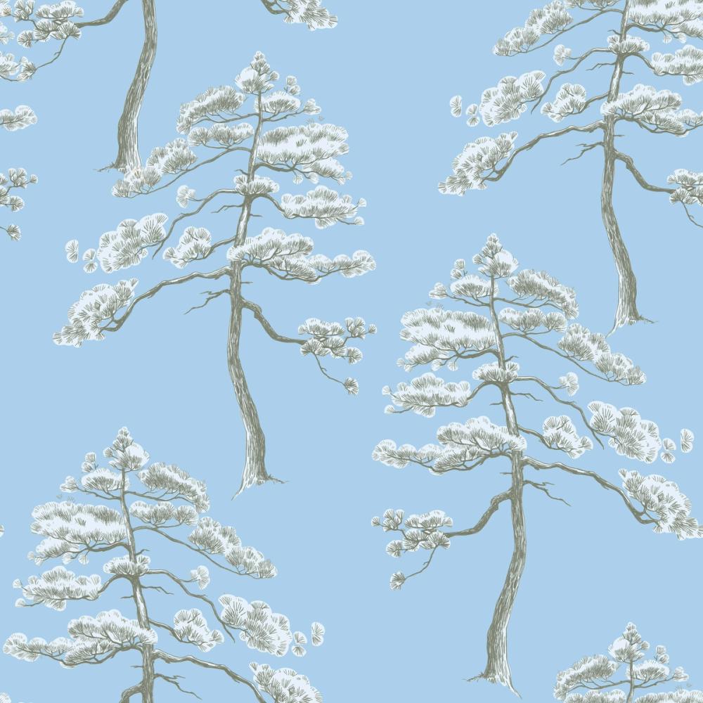 Forest Trees, Ice Blue