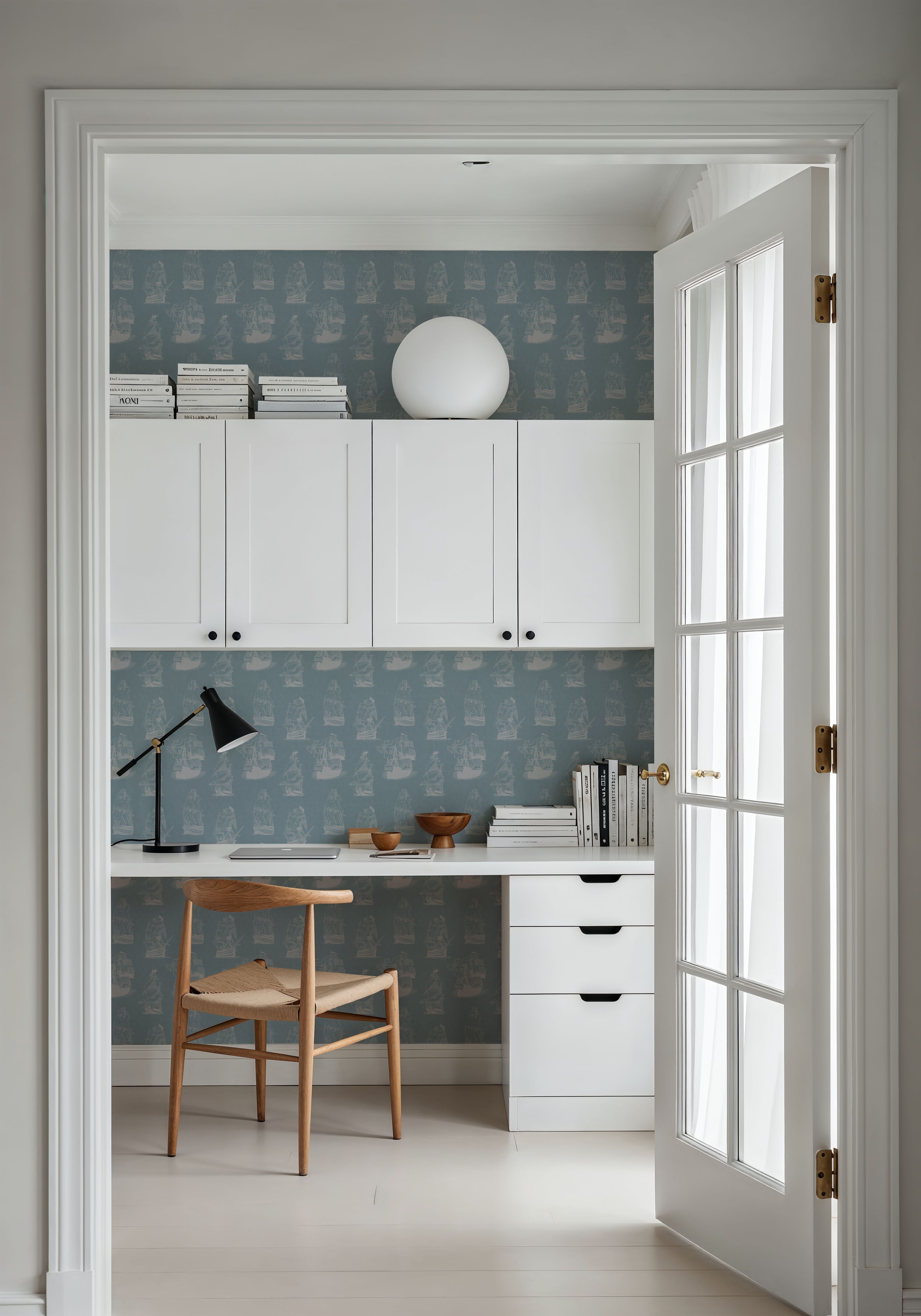 Pirate Ships Steel Blue