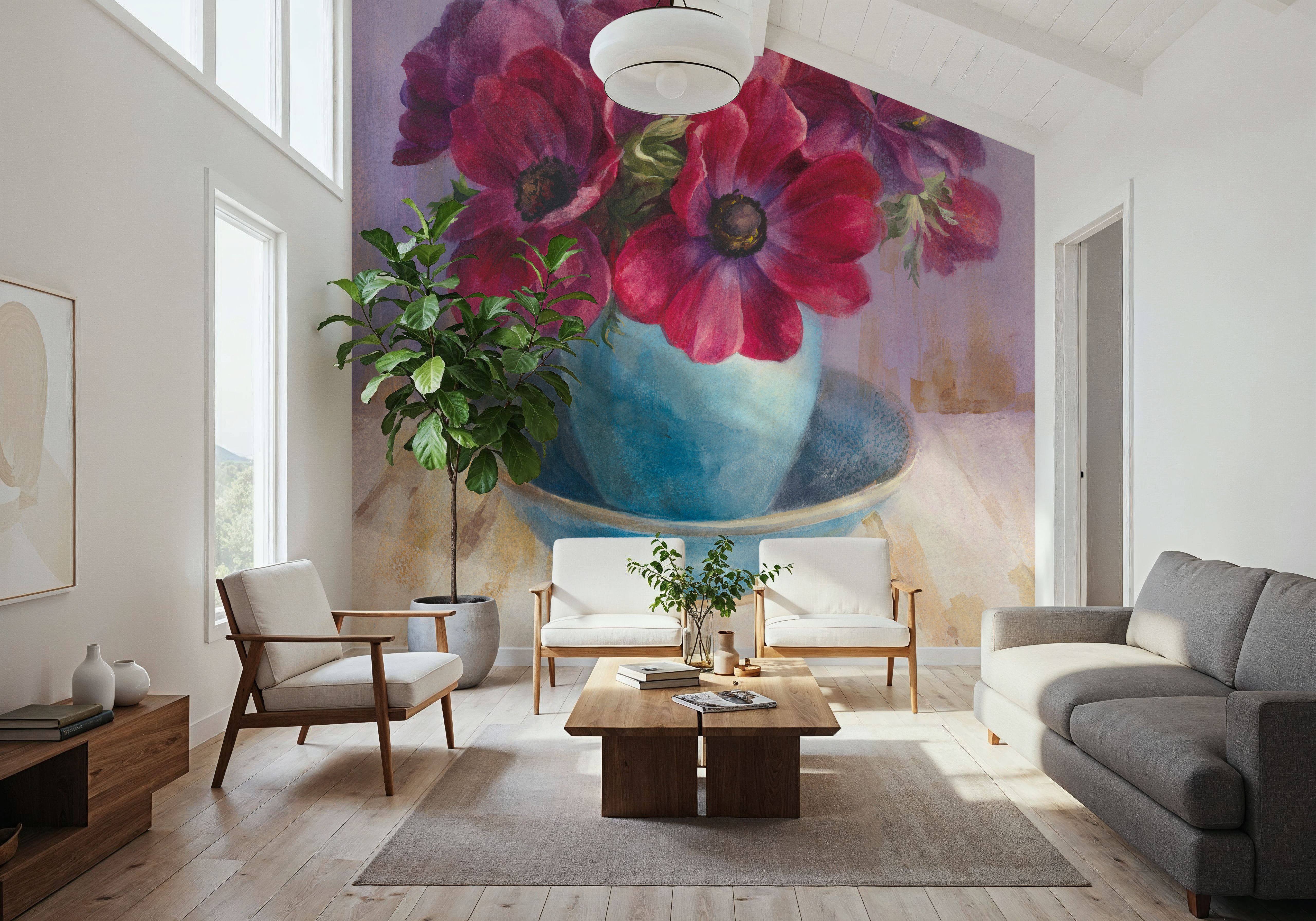 Anemones from Rhinebeck, Wallpaper