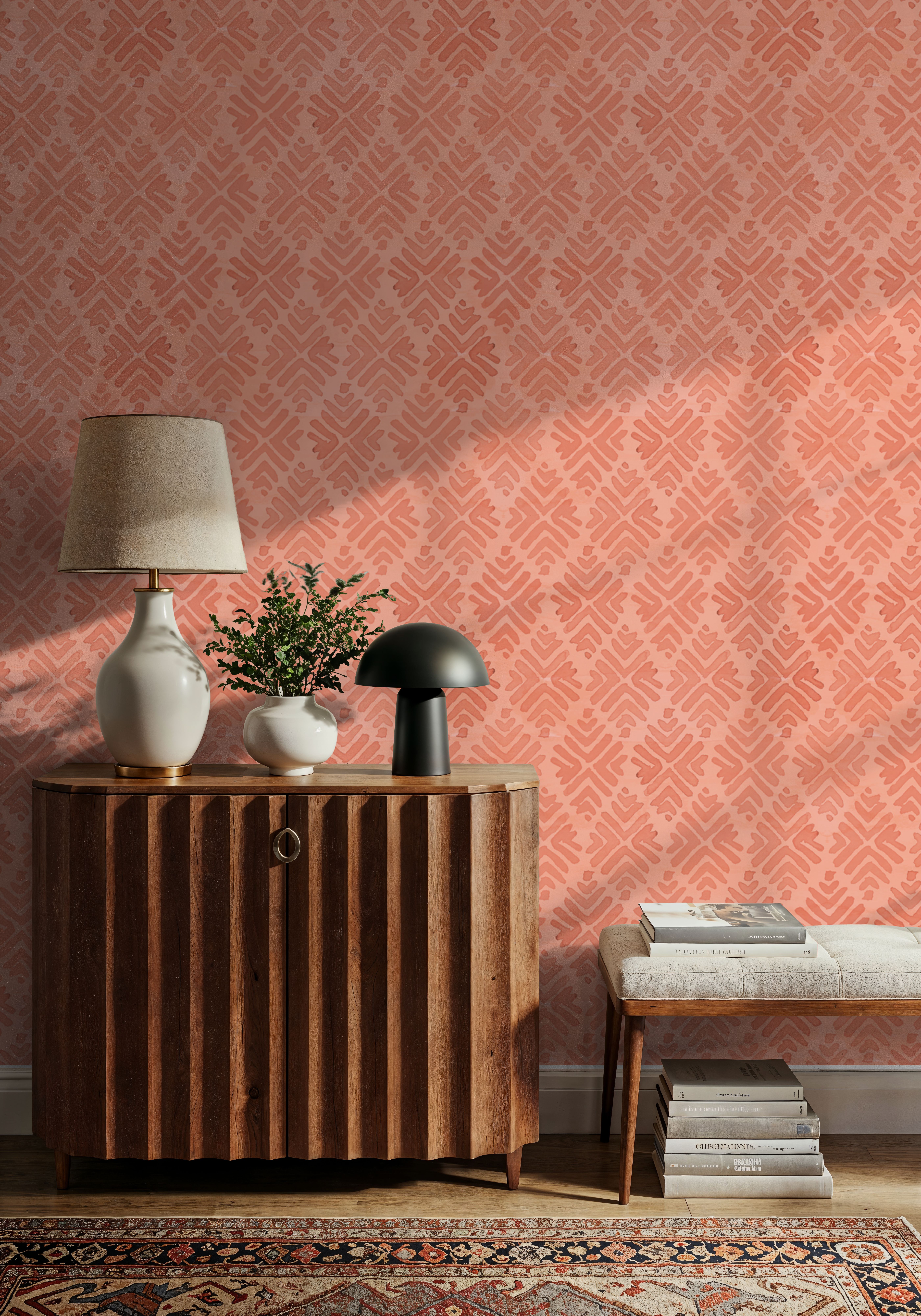 Bohemian Leaves Orange