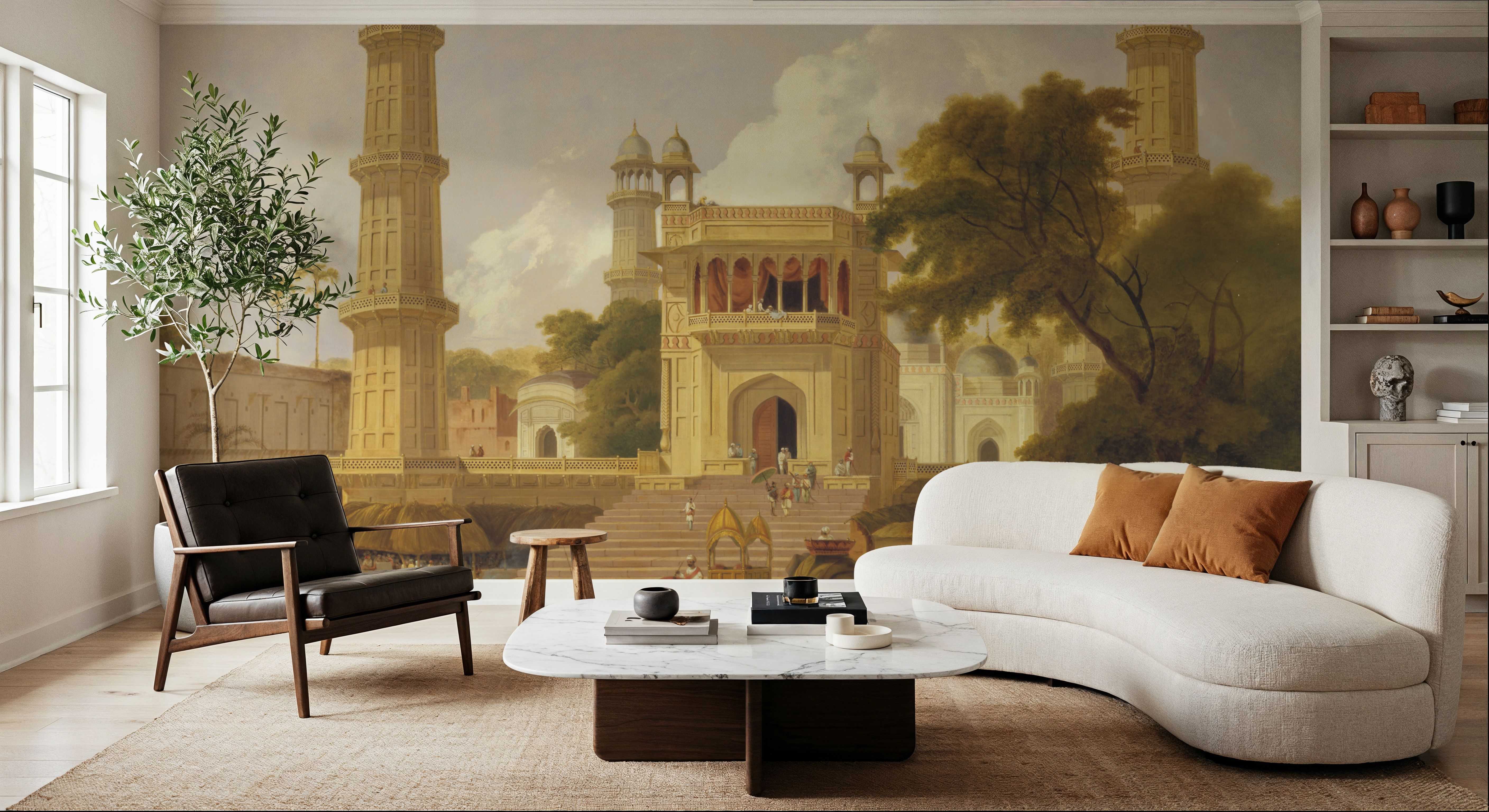 Indian Temple, Said to Be the Mosque of Abo-ul-Nabi,, Wallpaper