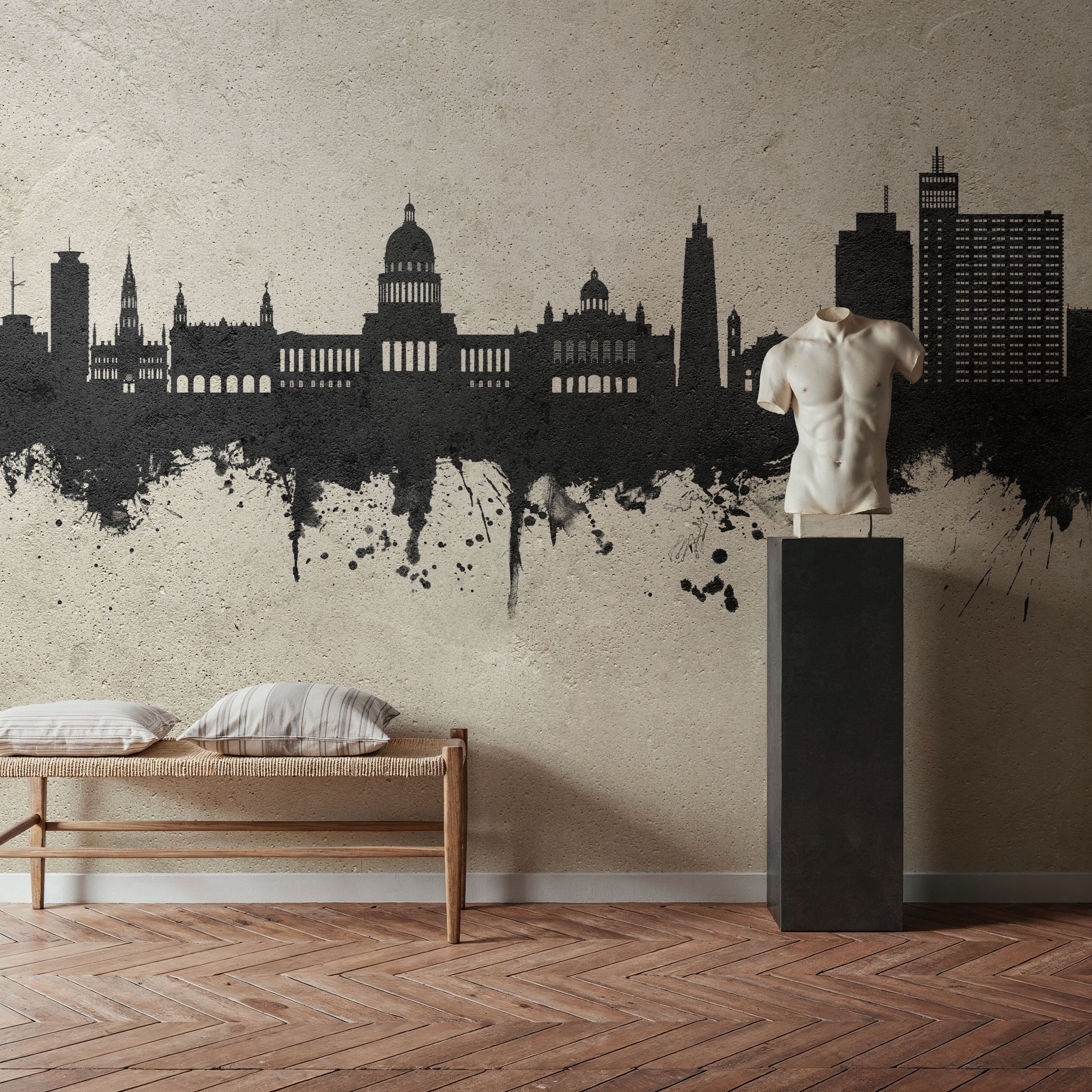 Havana Cuba Skyline Concrete