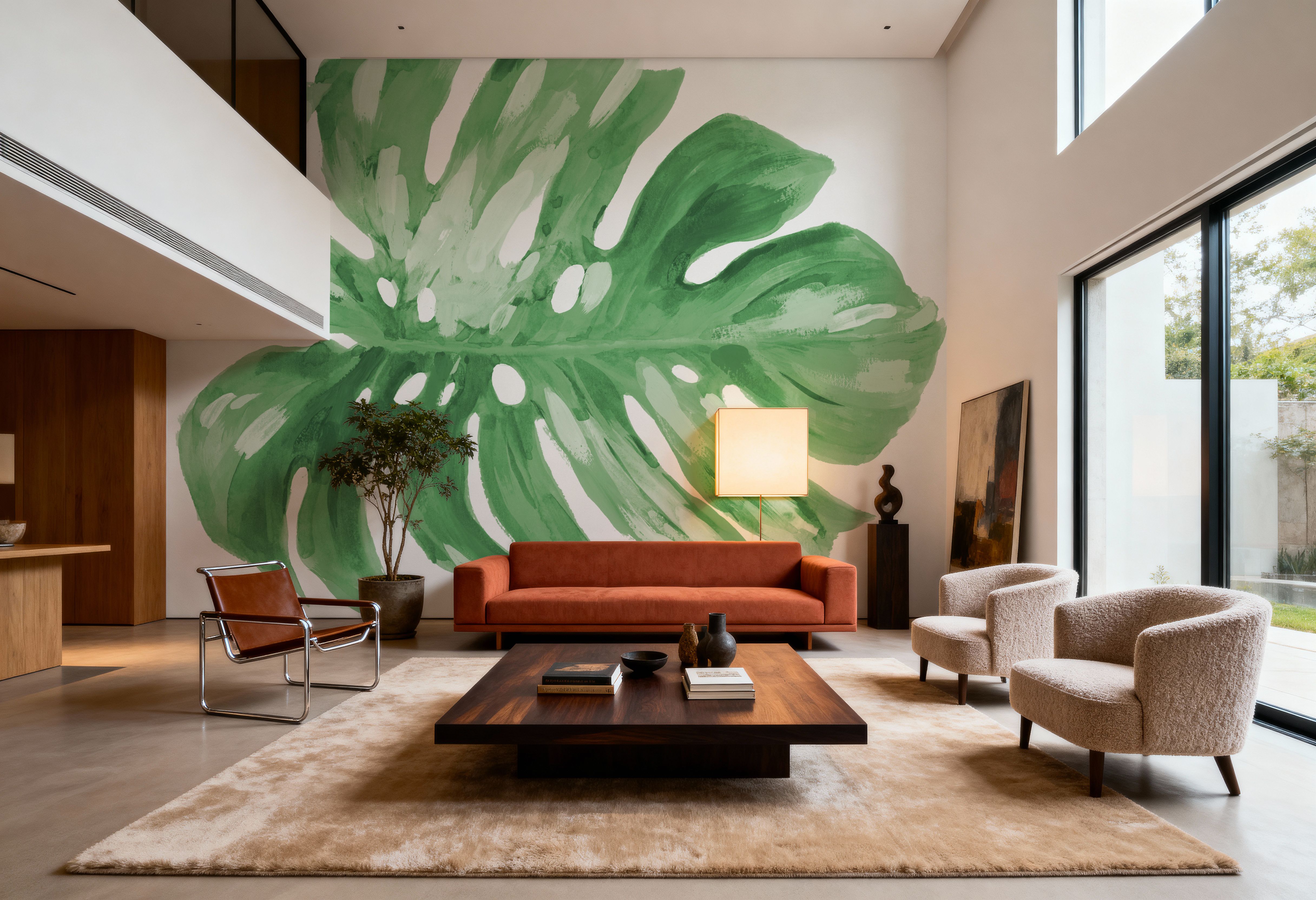 Colorful Tropical Leaf Green I