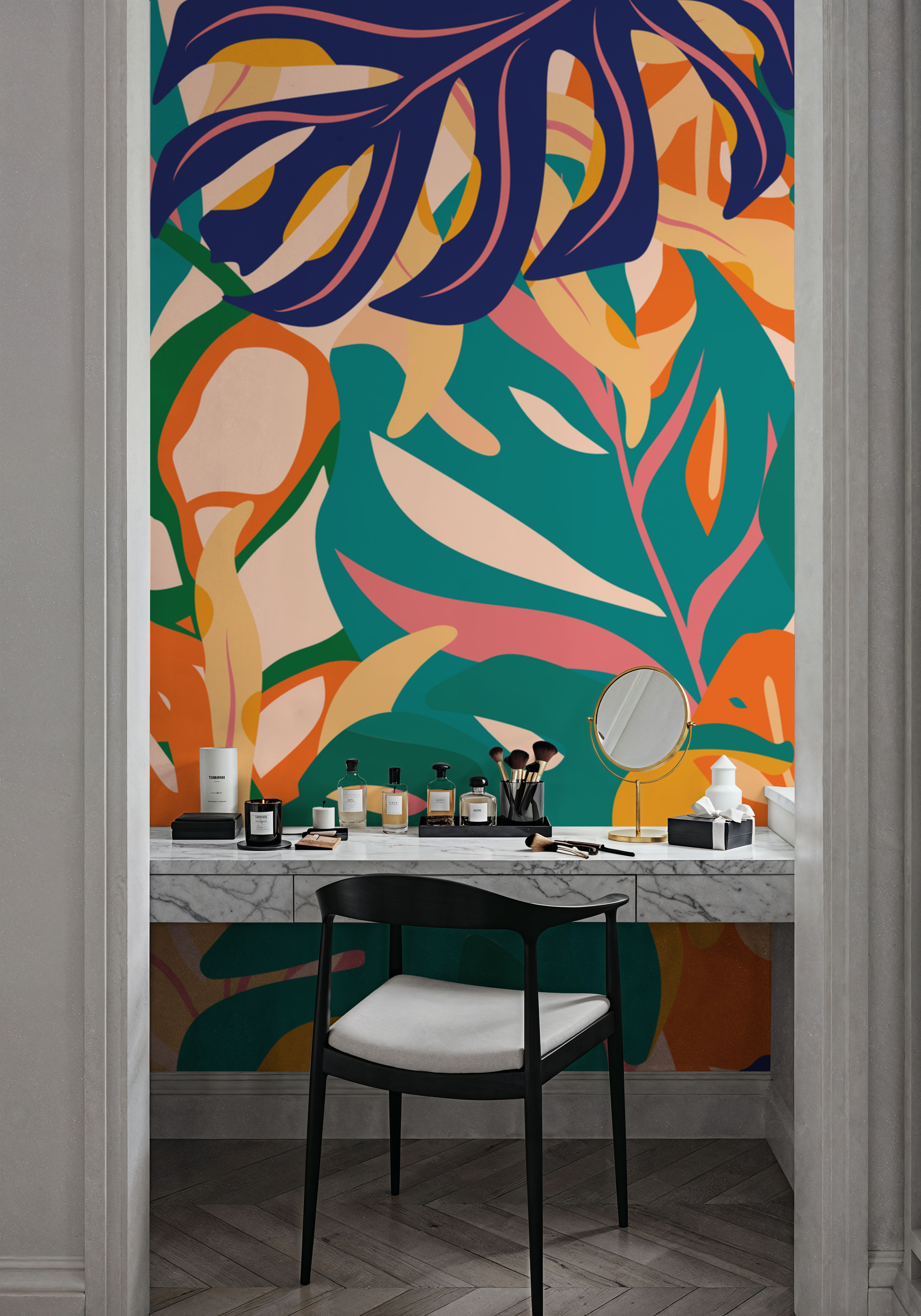 Contoured Monstera