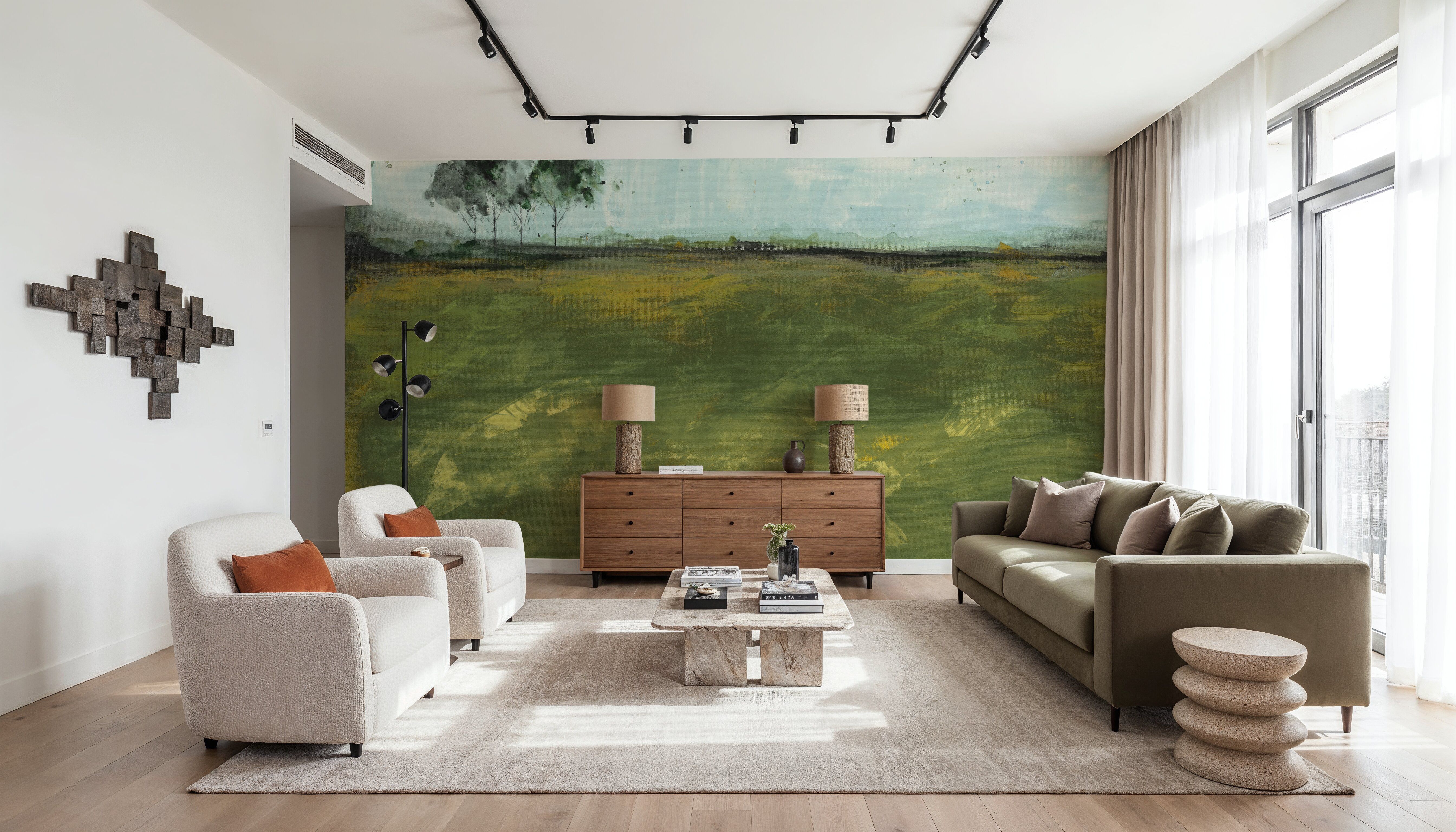 Over the Meadow Green