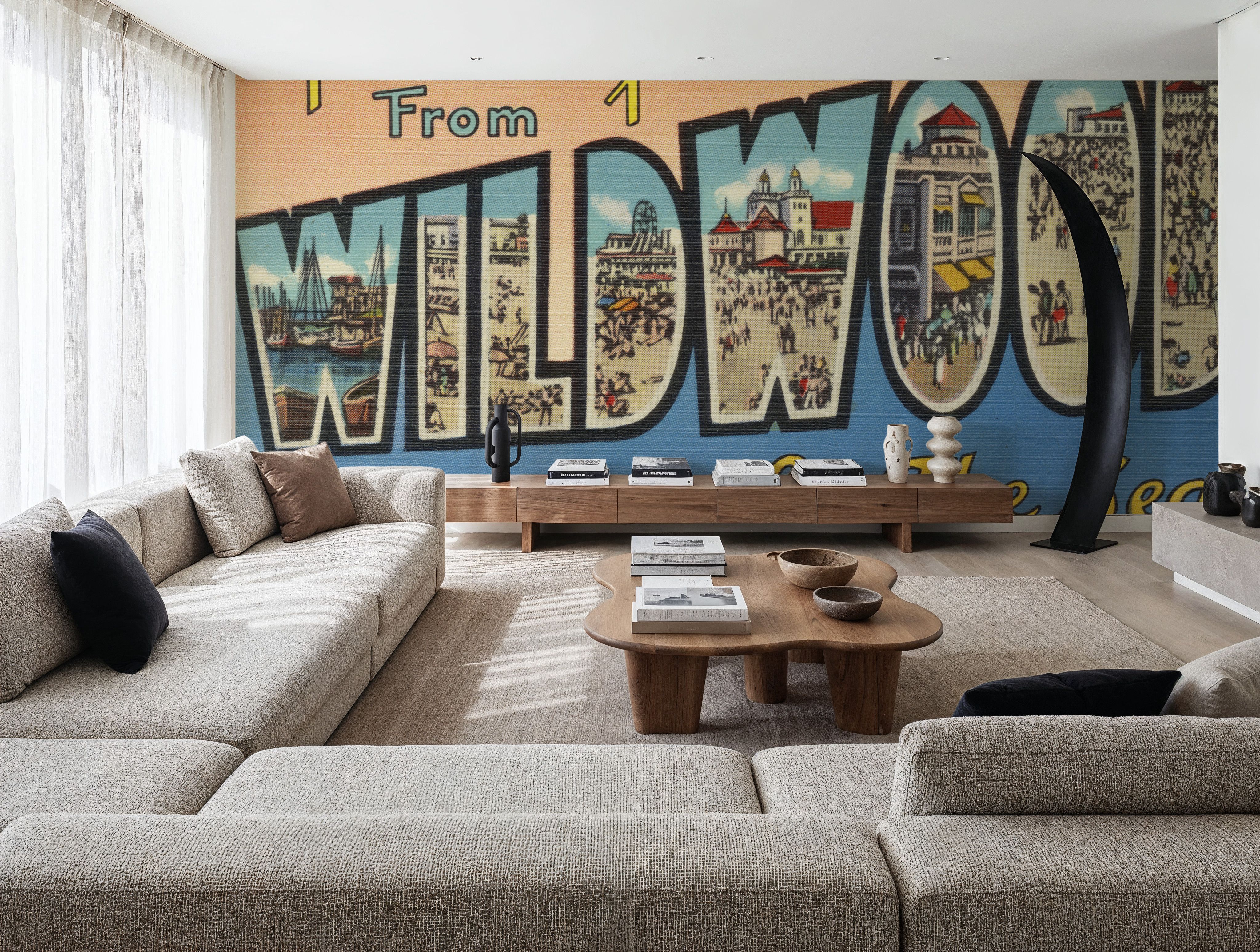 Greetings from Wildwood - Screenprint Postcard