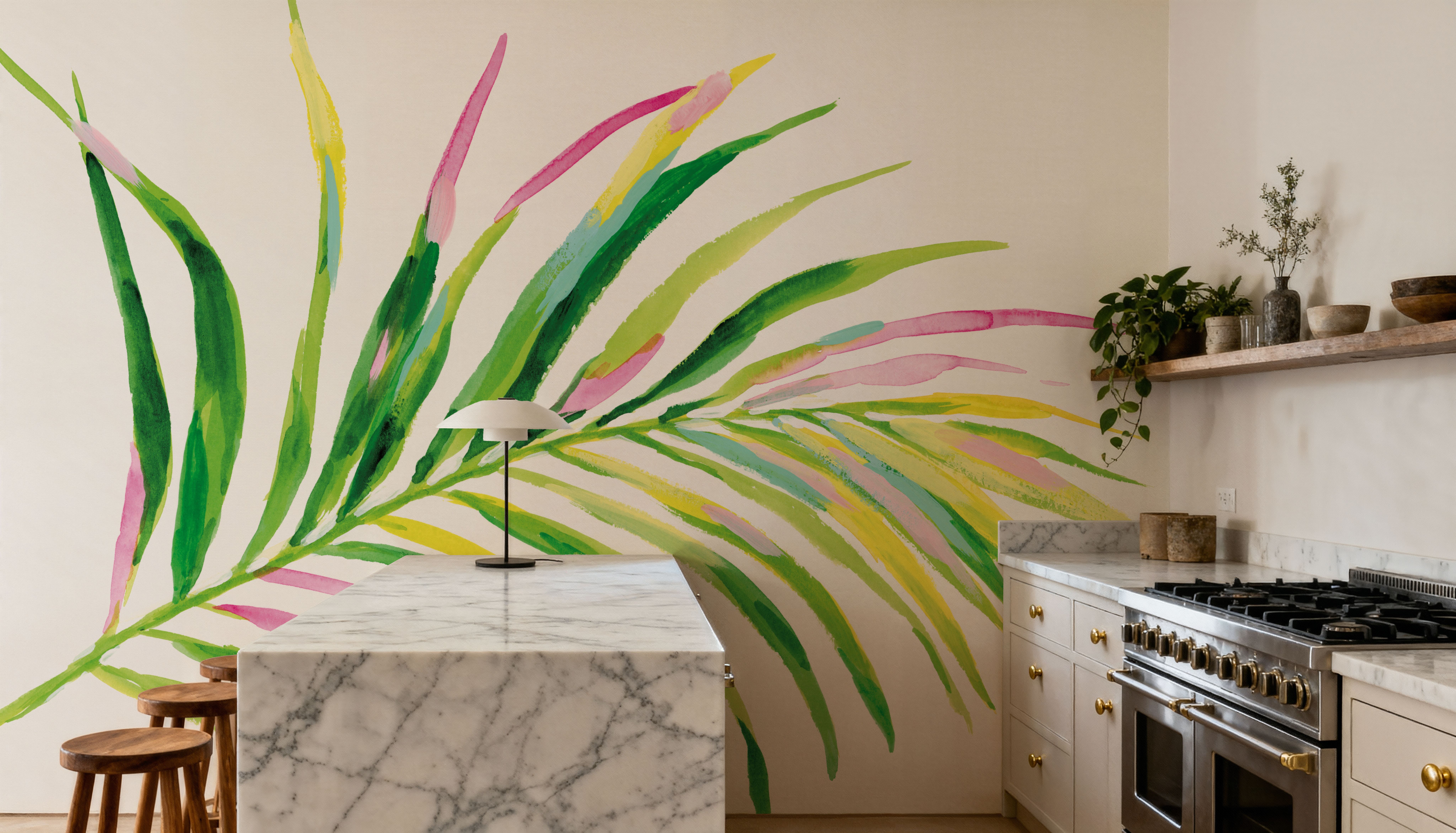 Colorful Tropical Leaf II