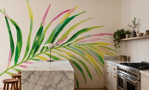Colorful Tropical Leaf II