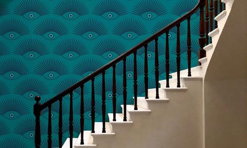 Art Deco Eye, Turquoise
