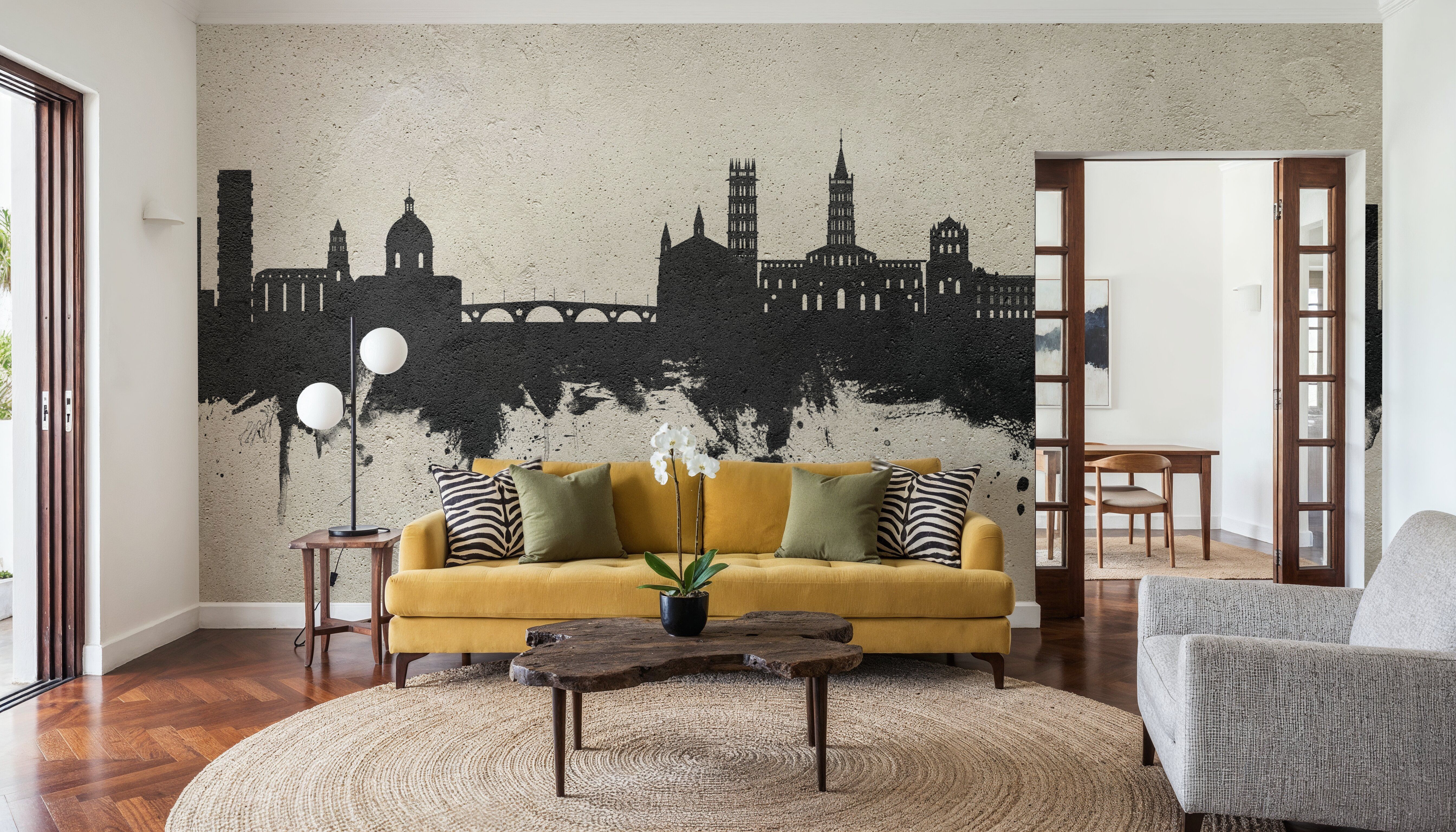 Toulouse France Skyline Concrete