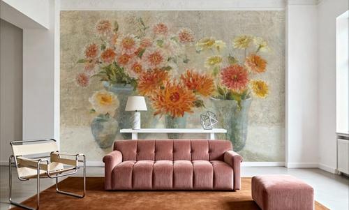 Dahlias in Vases