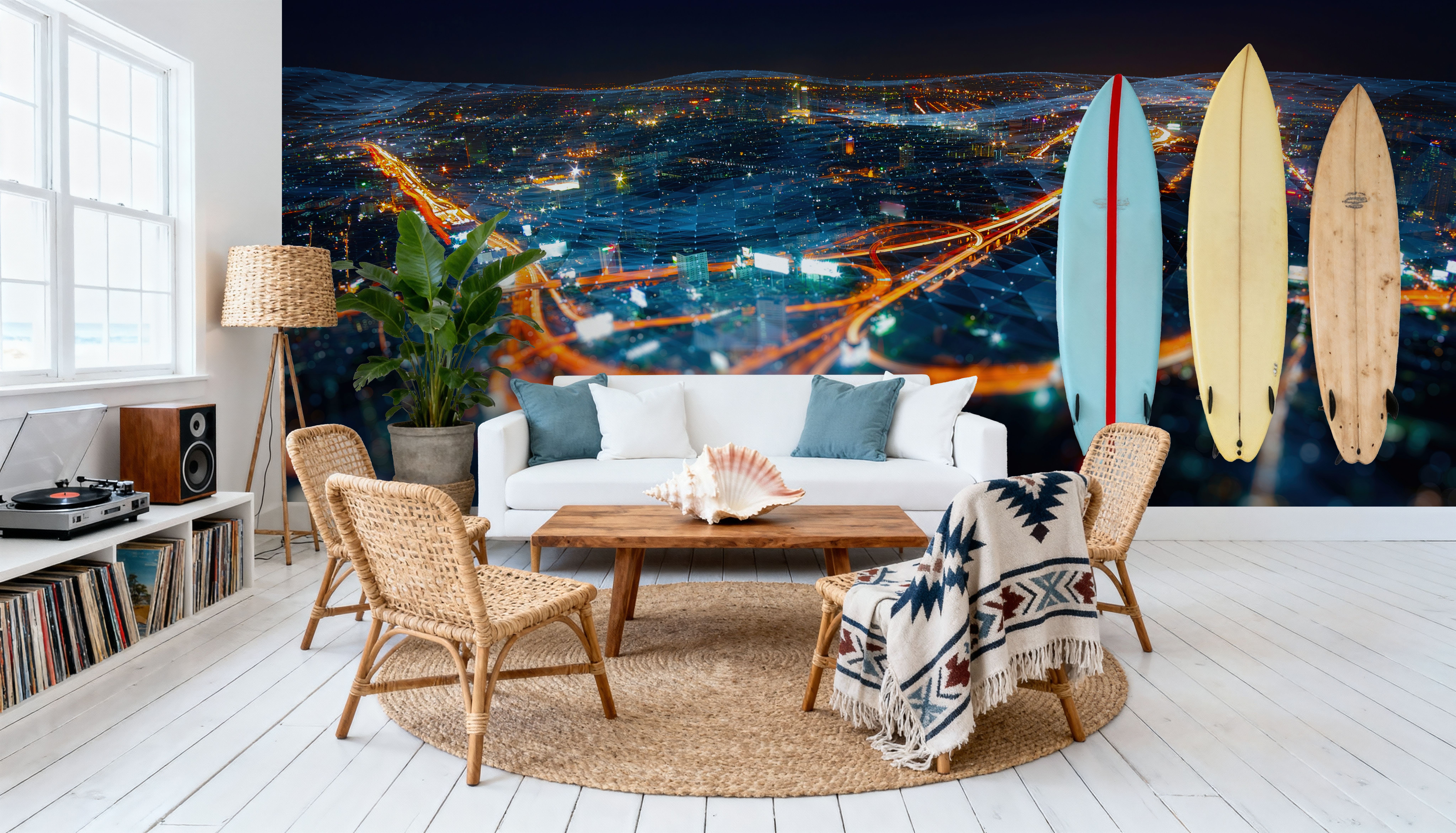 City Lights, Wallpaper