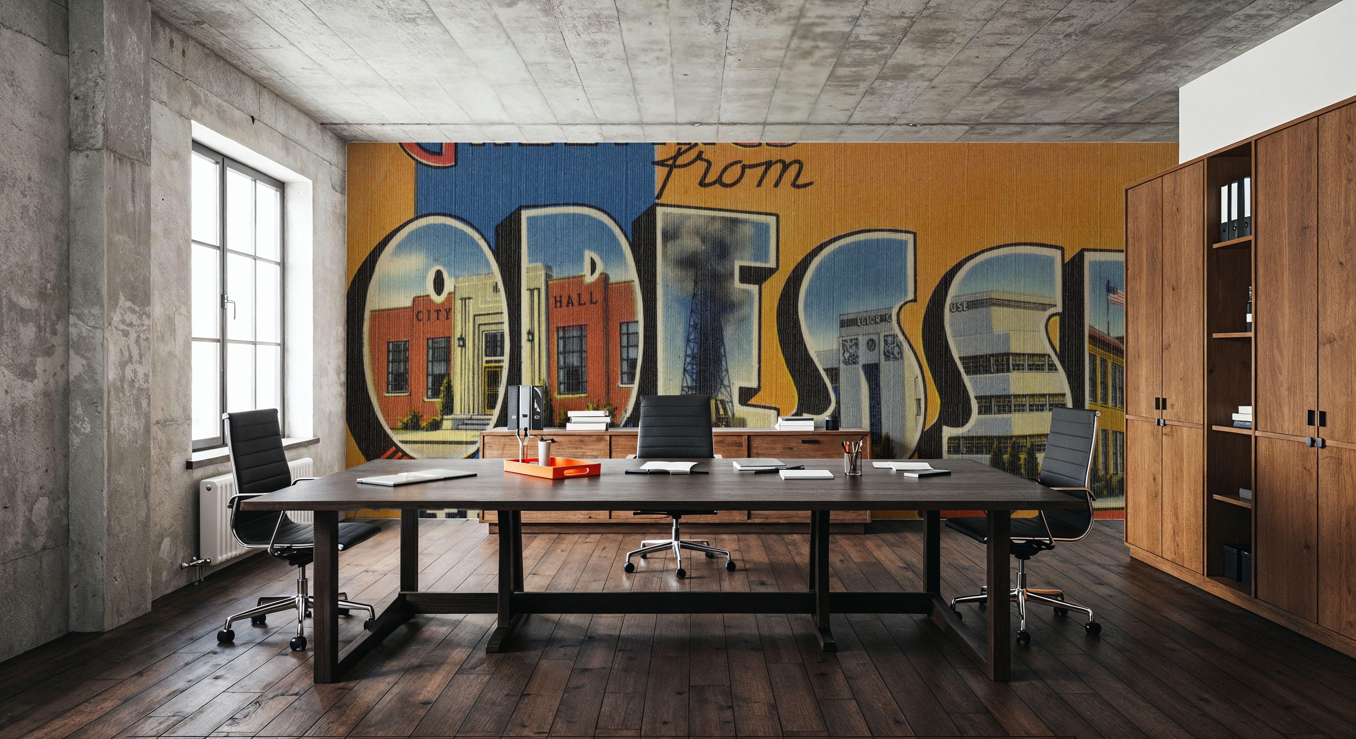 Greetings from Odessa - Screenprint Postcard