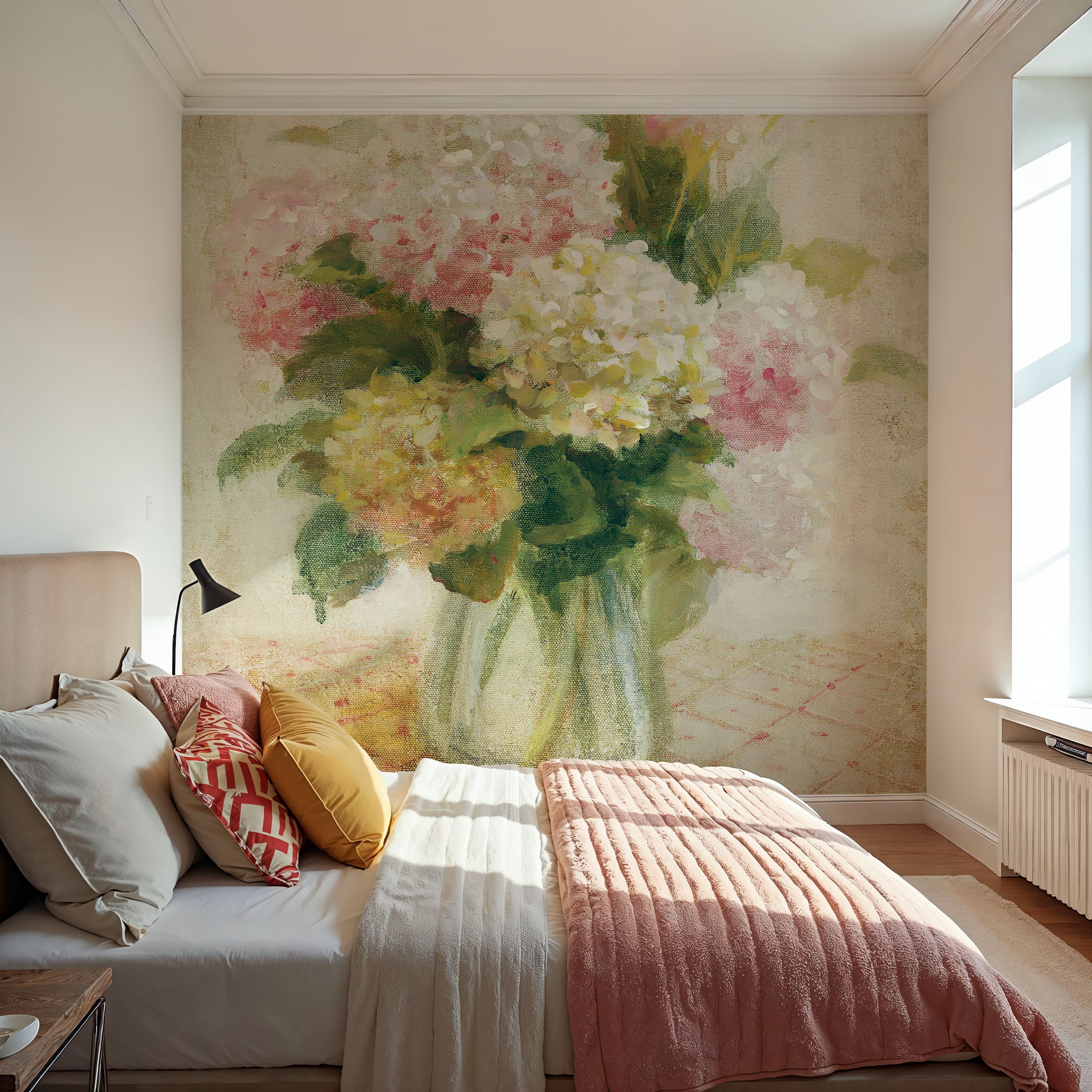Cottage Hydrangeas in Pink