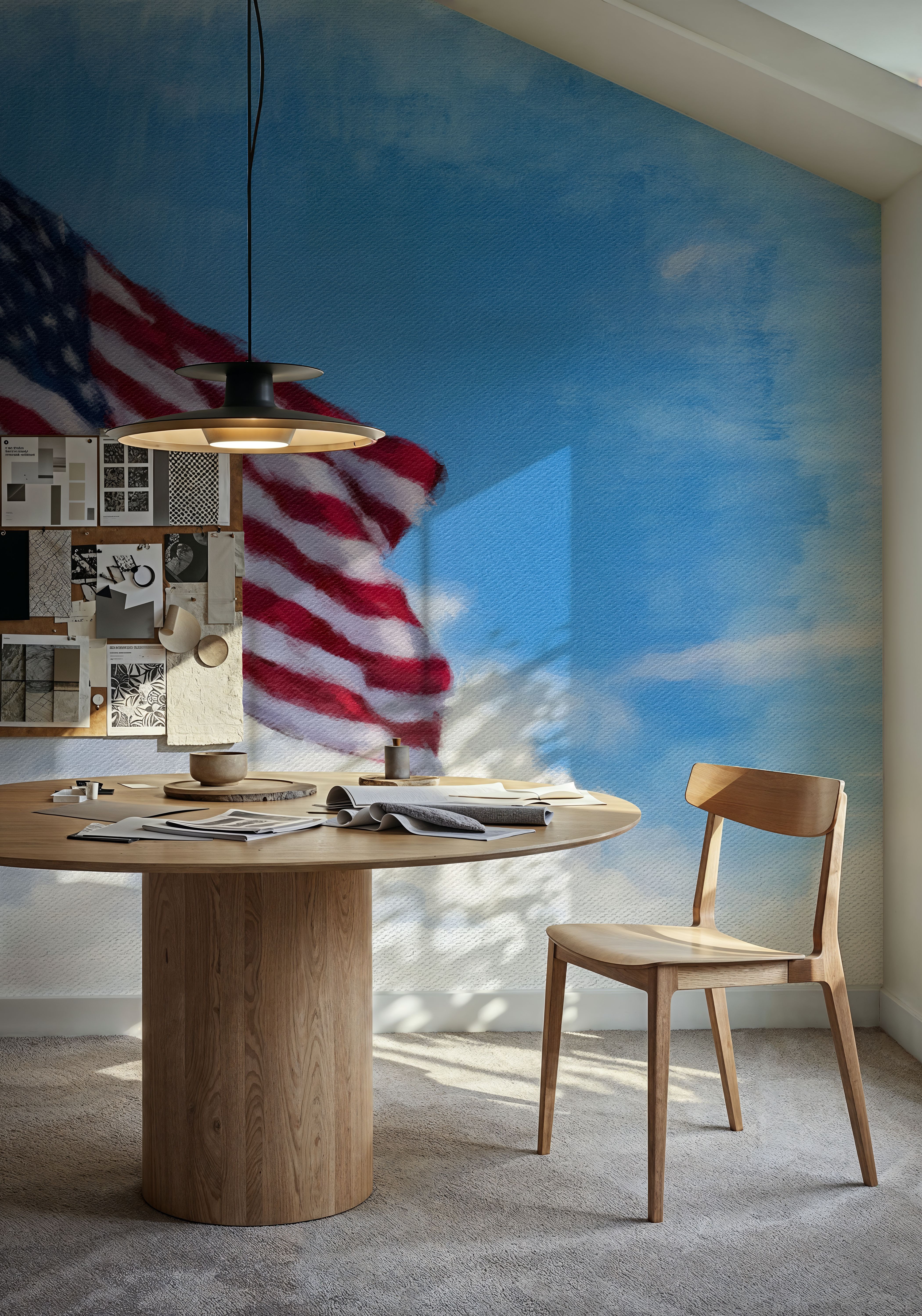 Stars and Stripes on Canvas