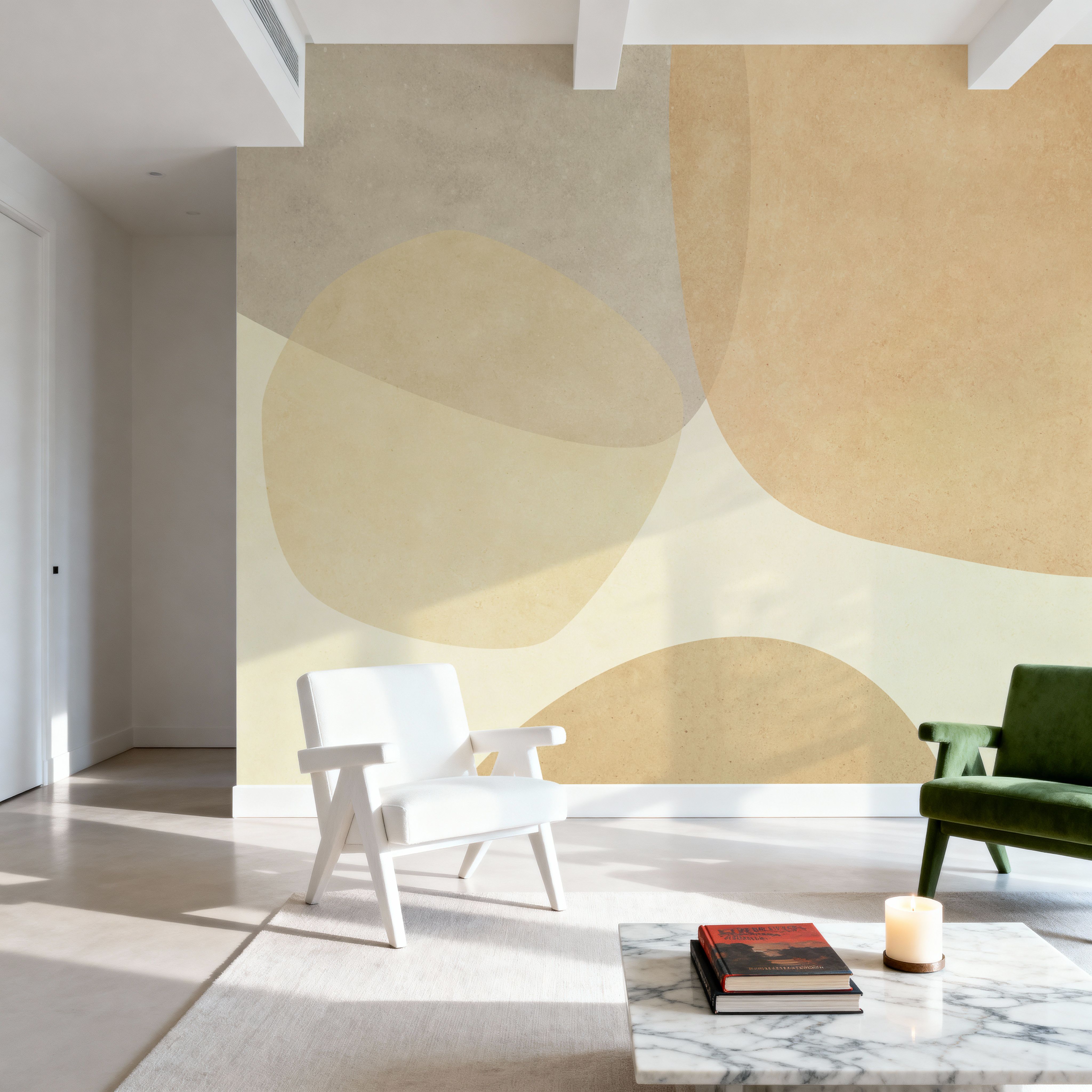 Embracing Shapes, Butter Yellow