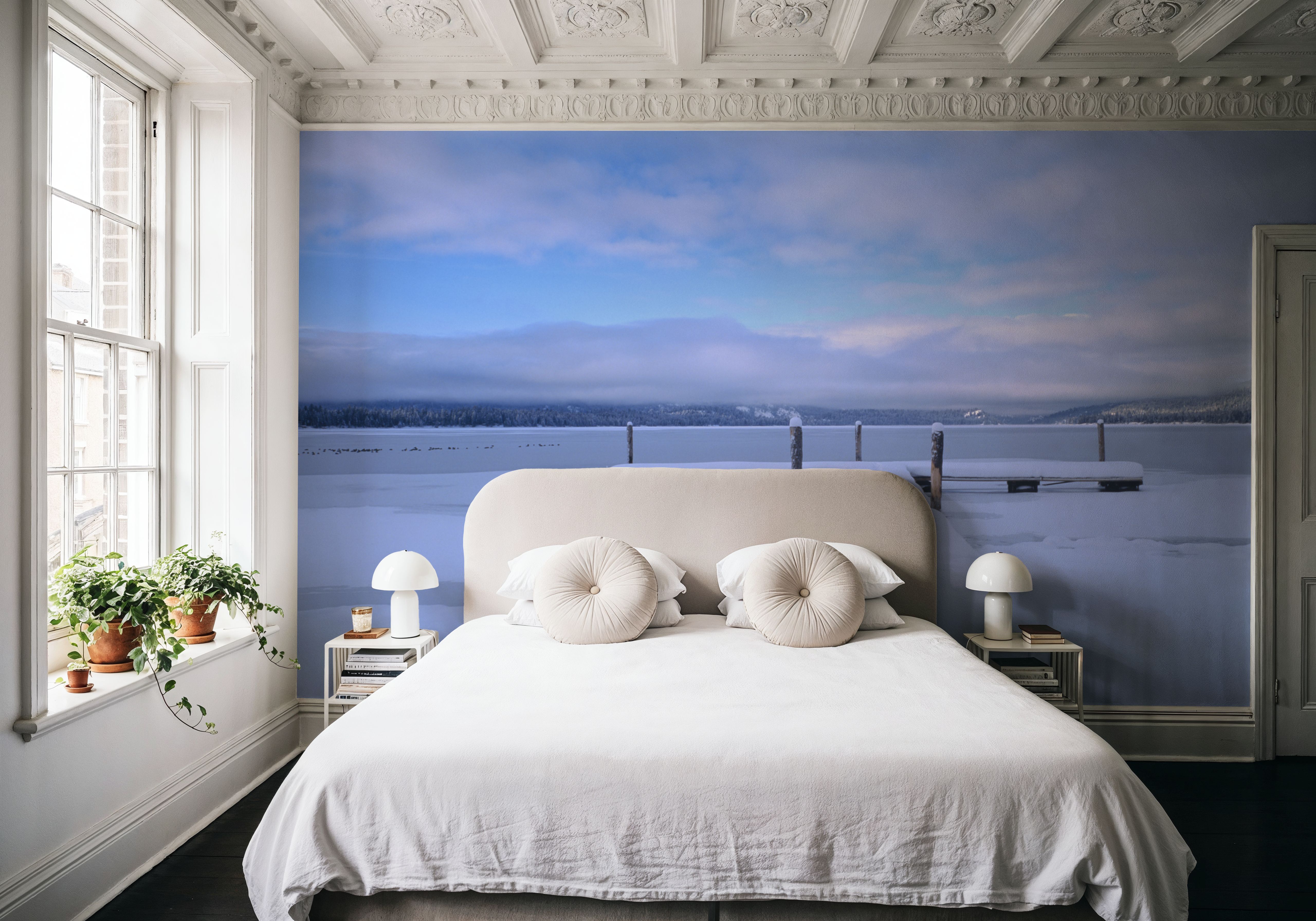 Frozen Pier Serenity