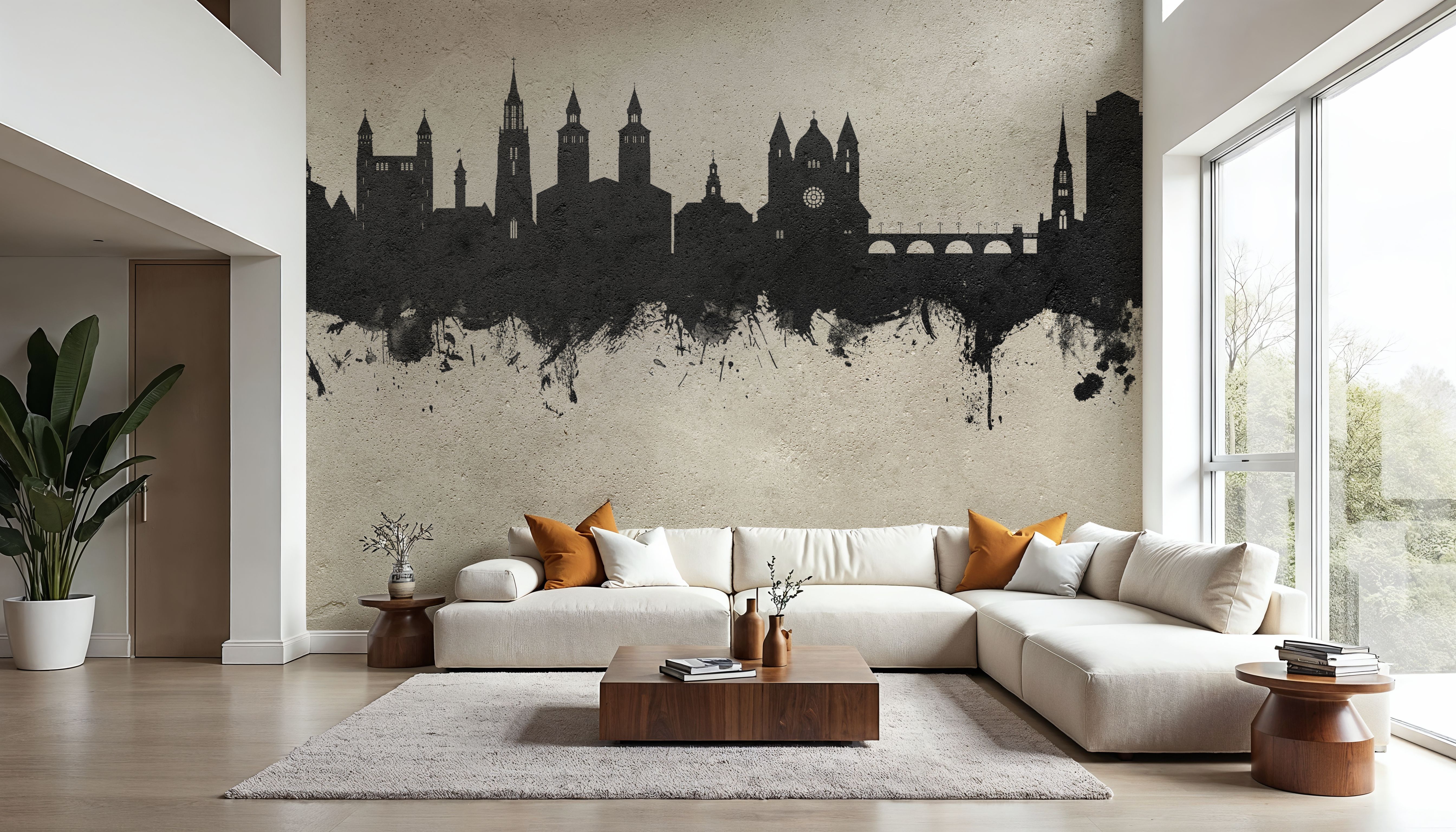 Maastricht The Netherlands Skyline Concrete, Wallpaper