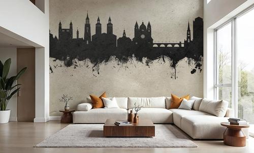 Maastricht The Netherlands Skyline Concrete