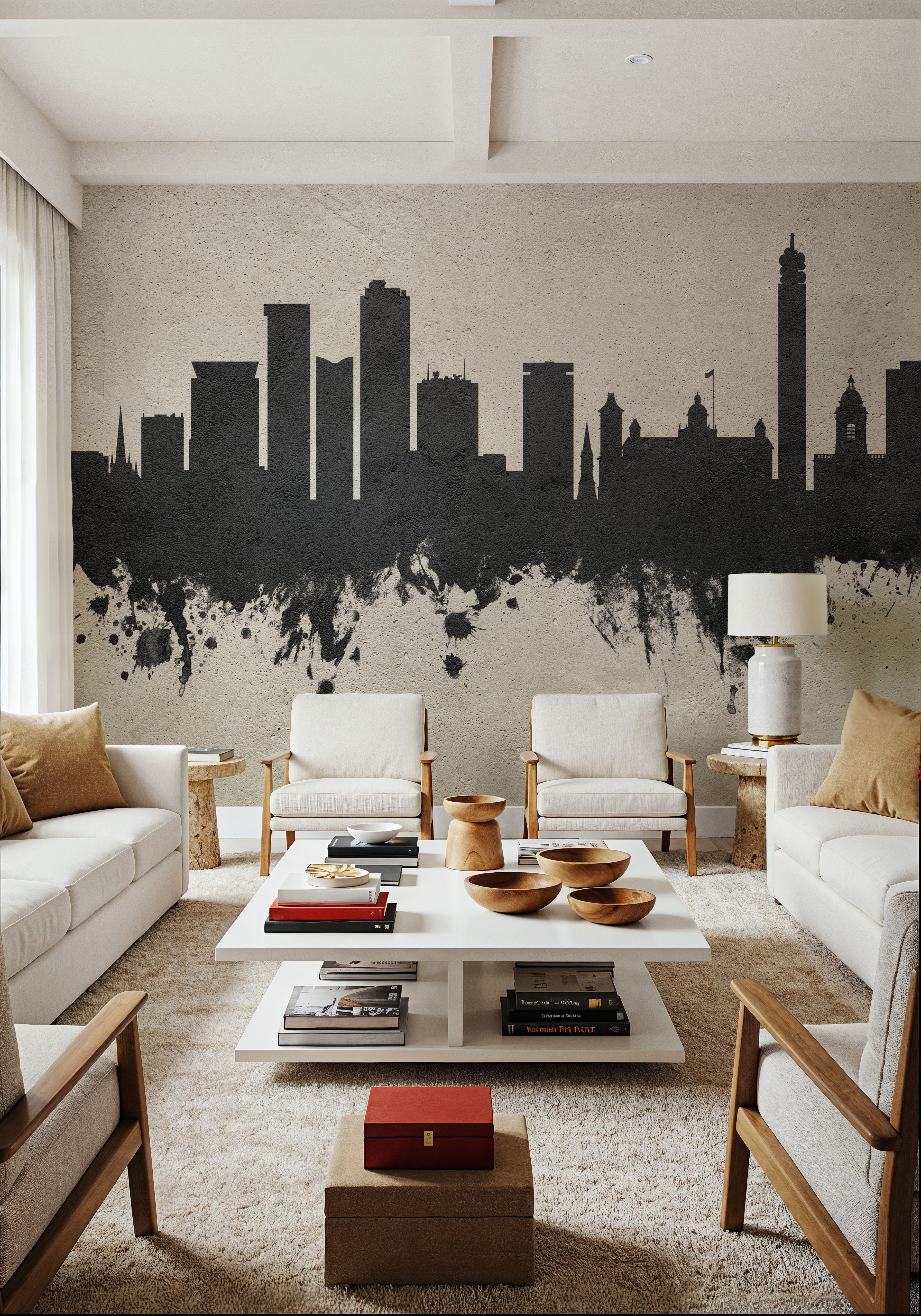 Birmingham England Skyline Concrete