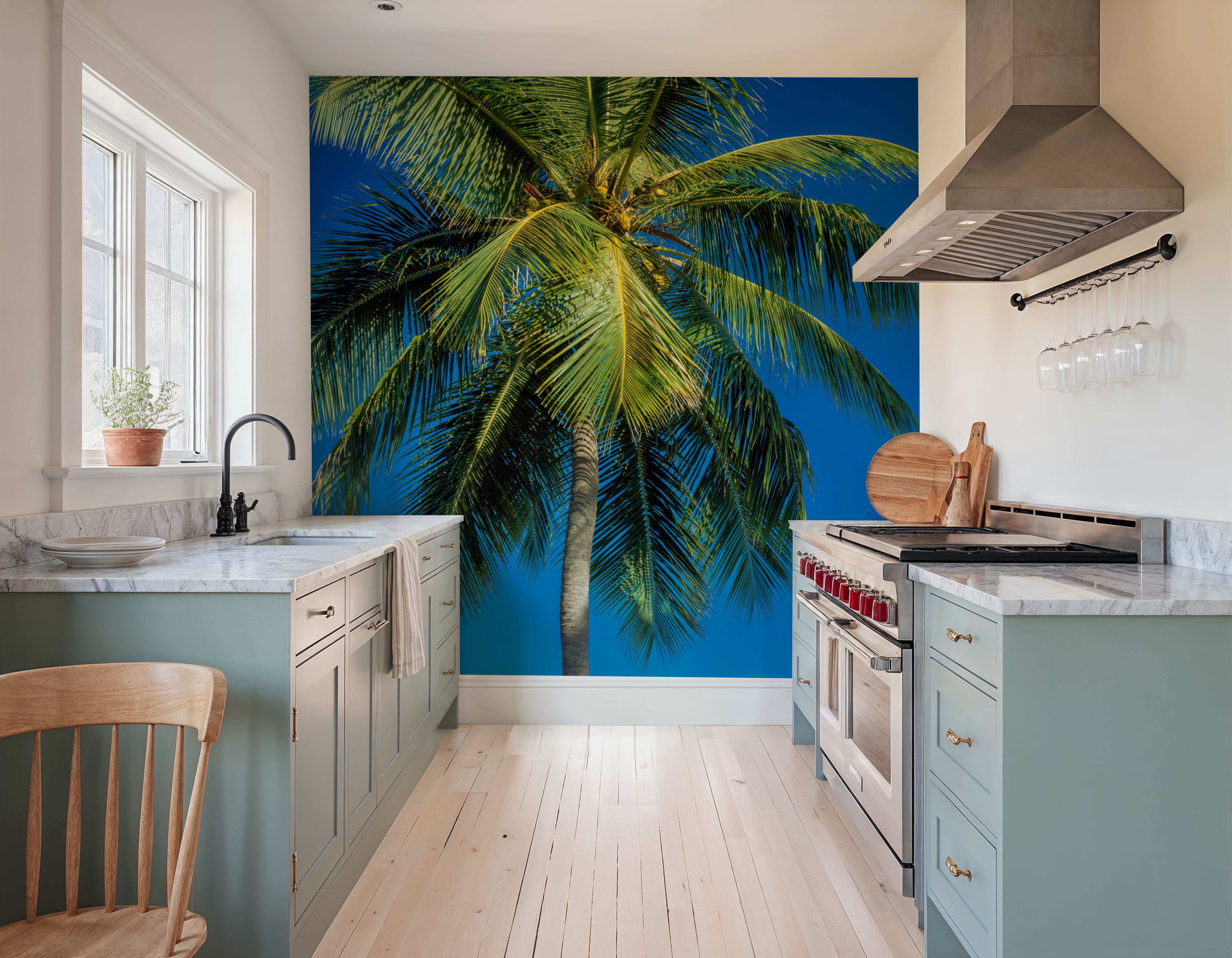 Azure Palms Vertical