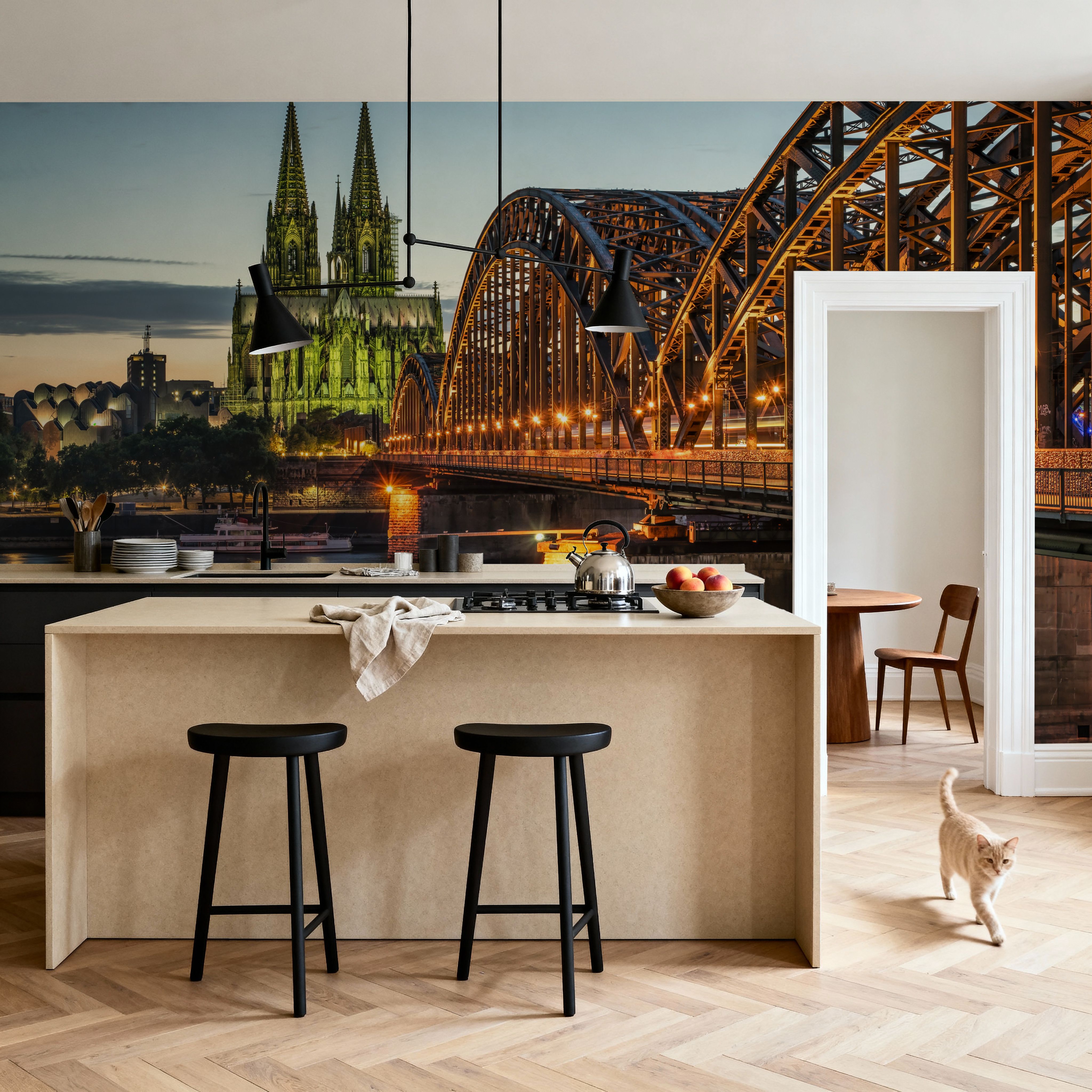 Hohenzollern Bridge at Night