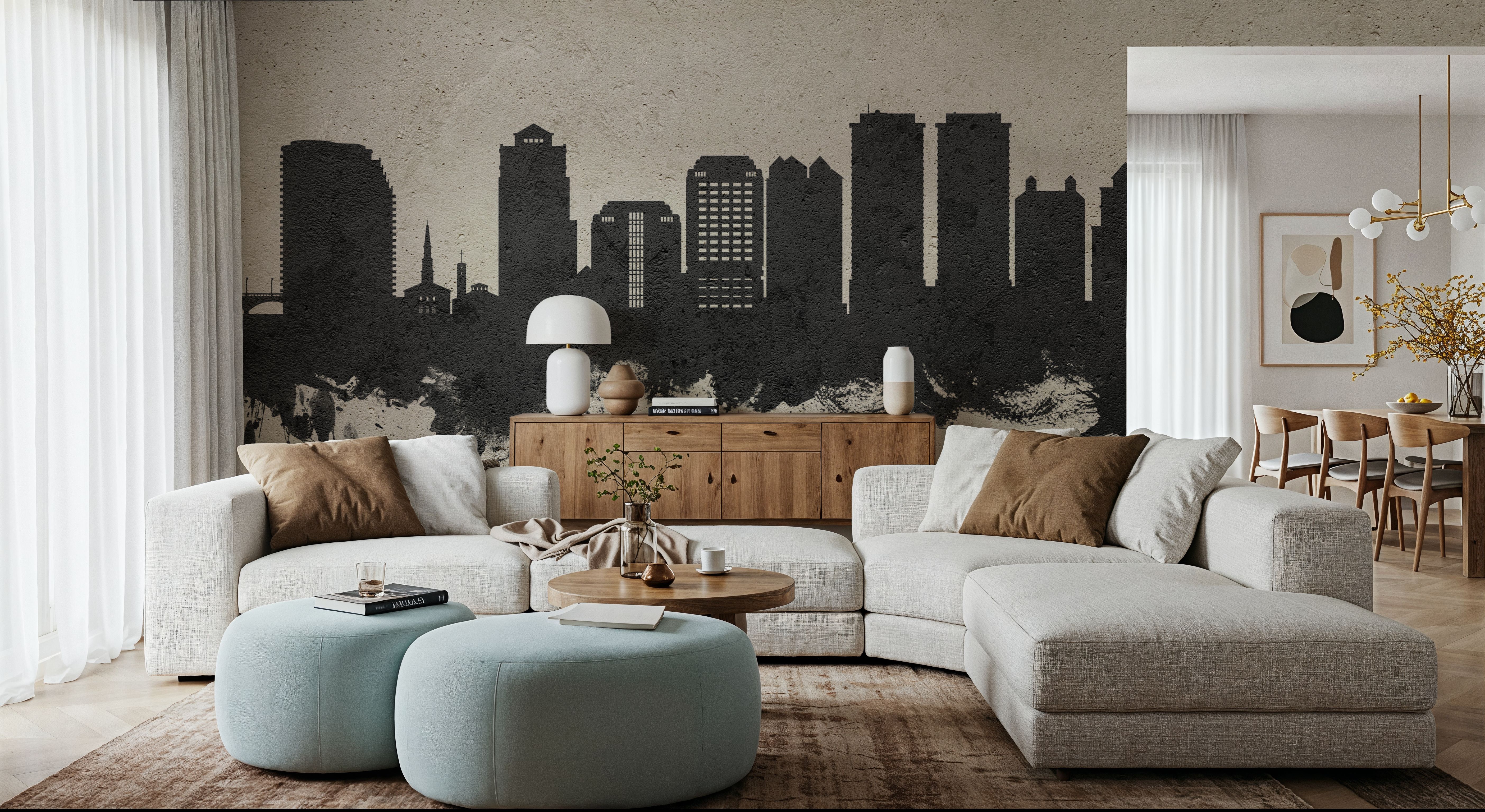 West Palm Beach Florida Skyline Concrete