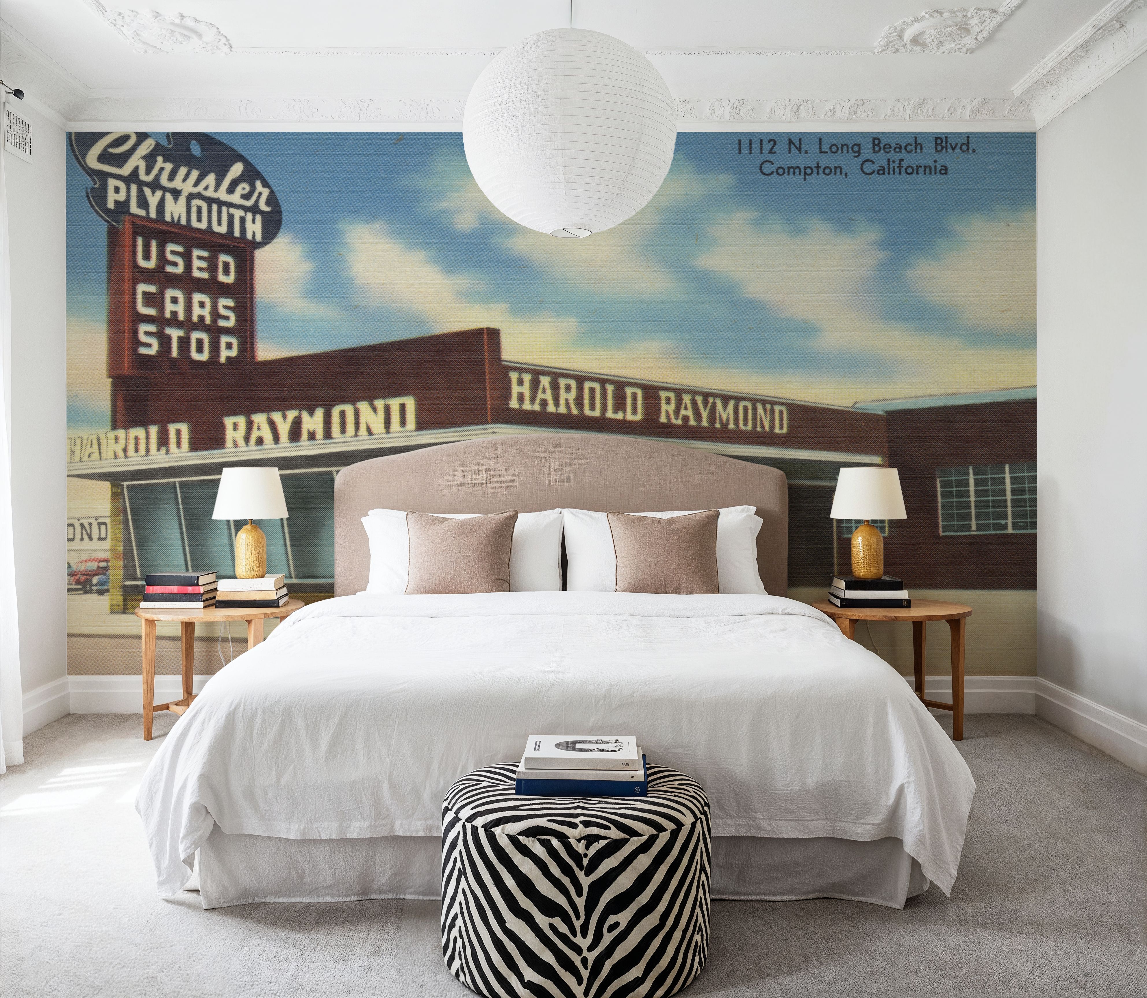 Greetings from Used Car Stop - Screenprint Postcard