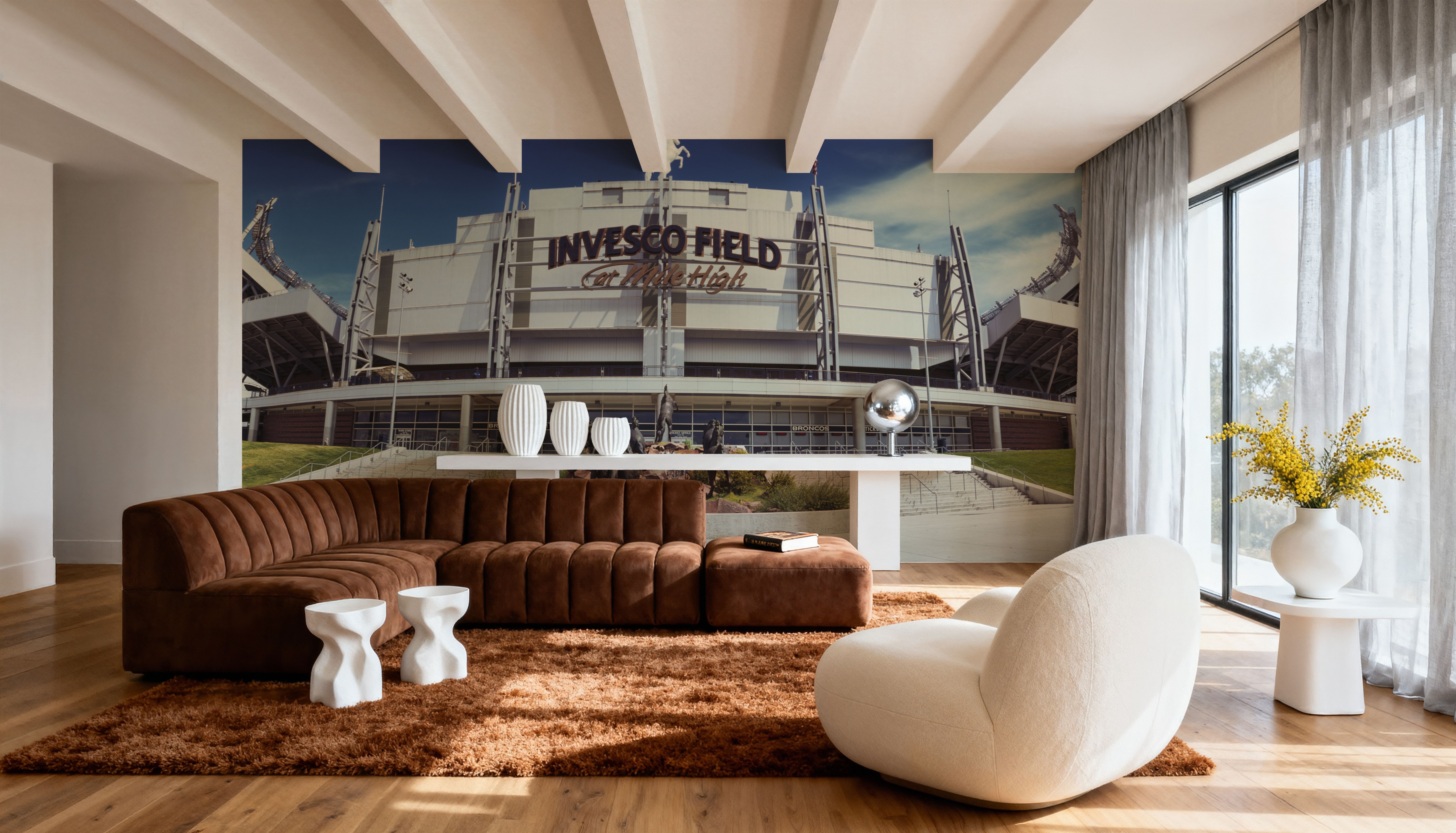 Mile High Stadium Bronco, Wallpaper