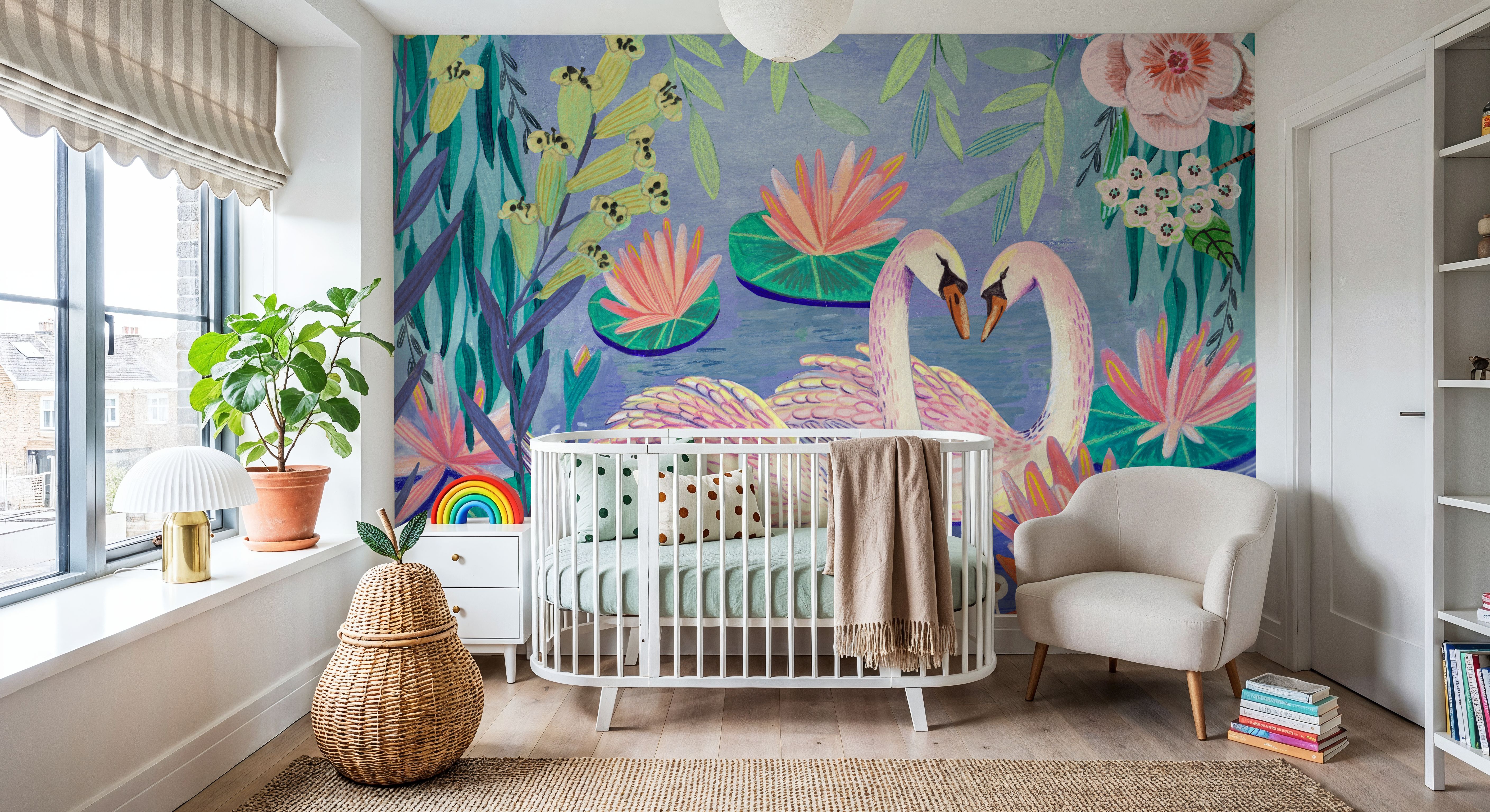 Swans Swimming in The Pound