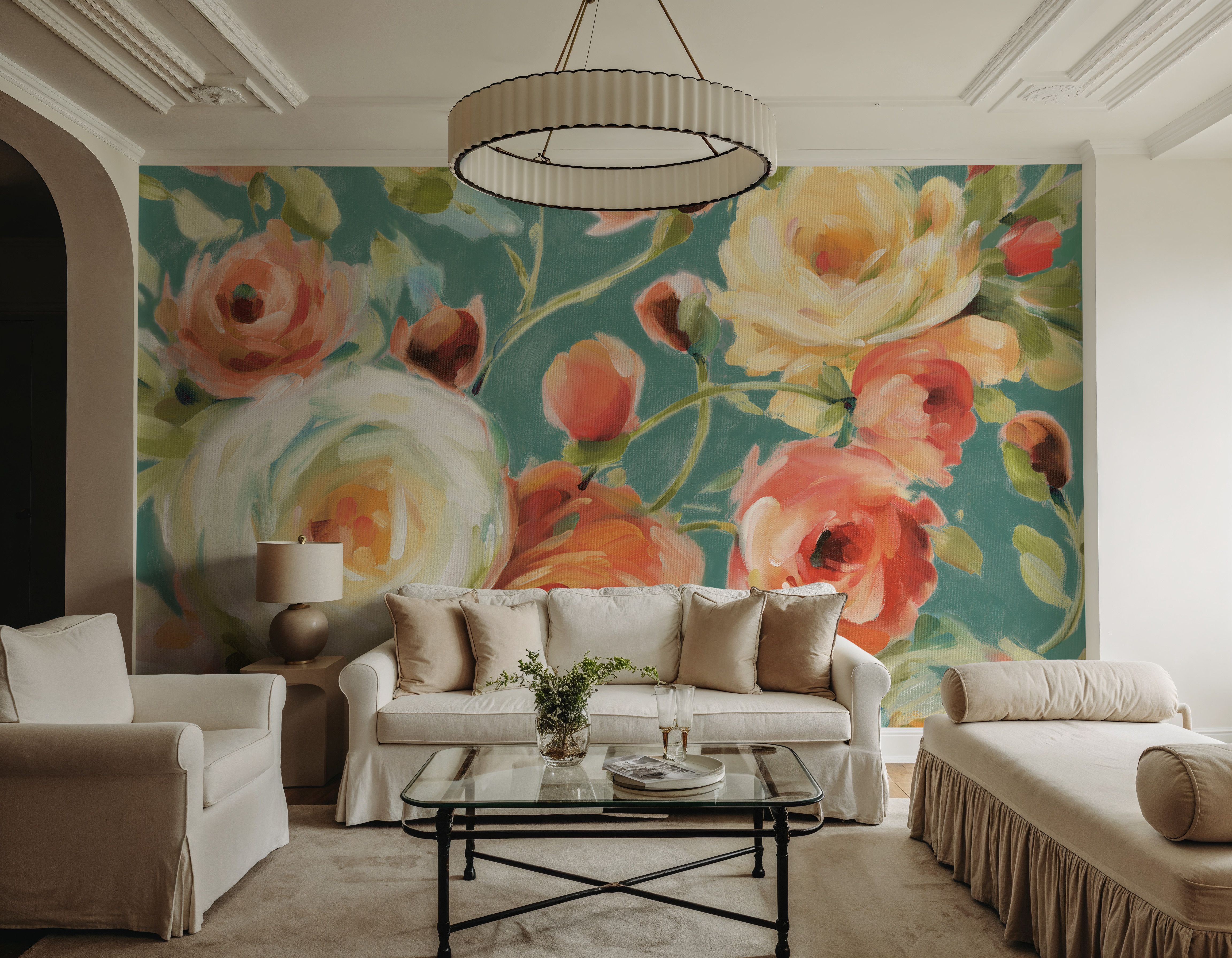 Florabundance I Autumn Teal