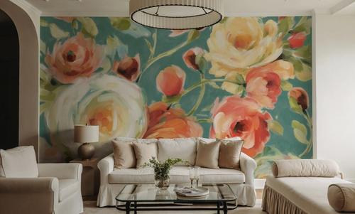Florabundance I Autumn Teal