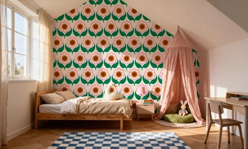 70's Fun Flowers, Spring