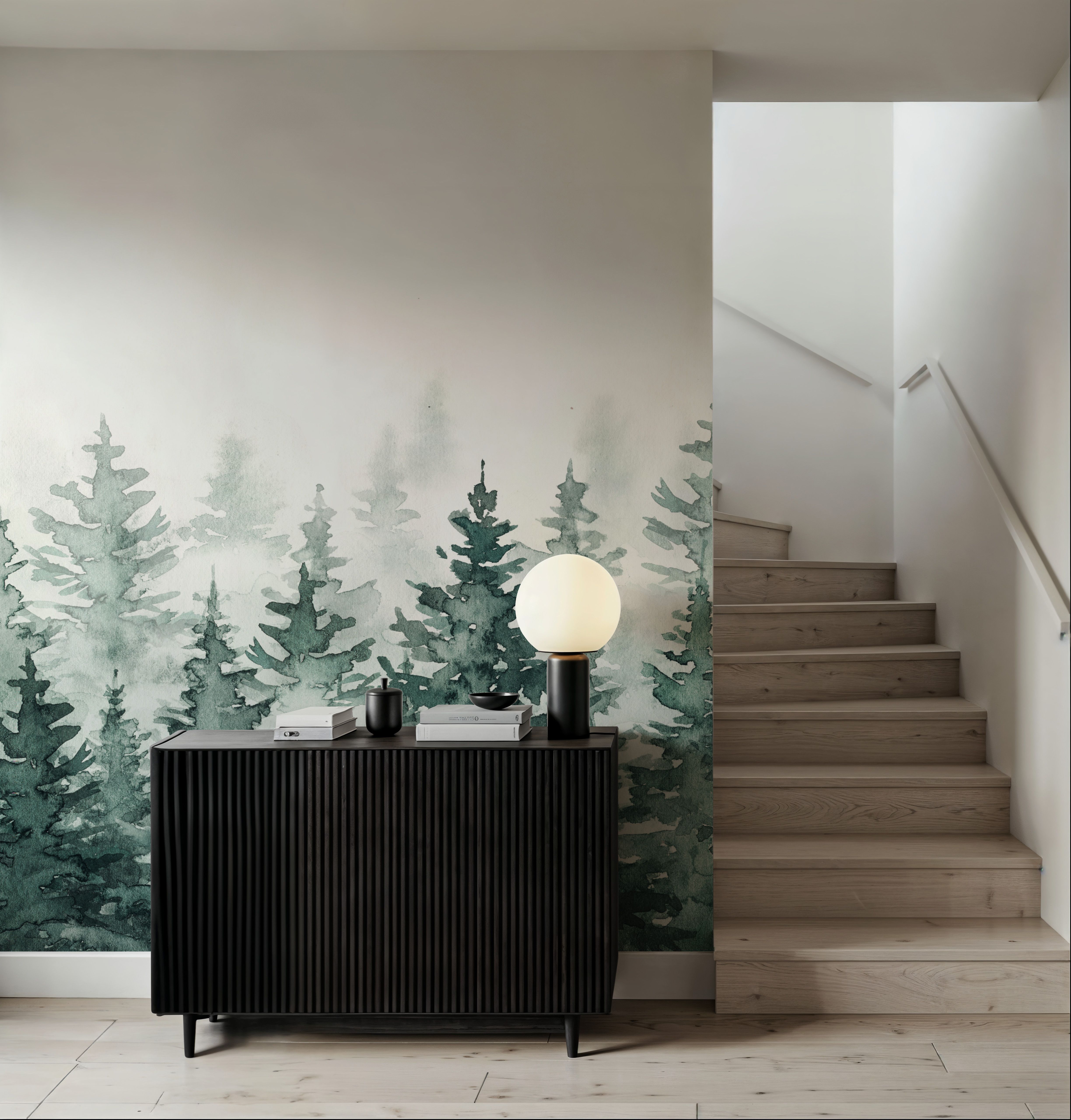 Juniper Treetops, Watercolor