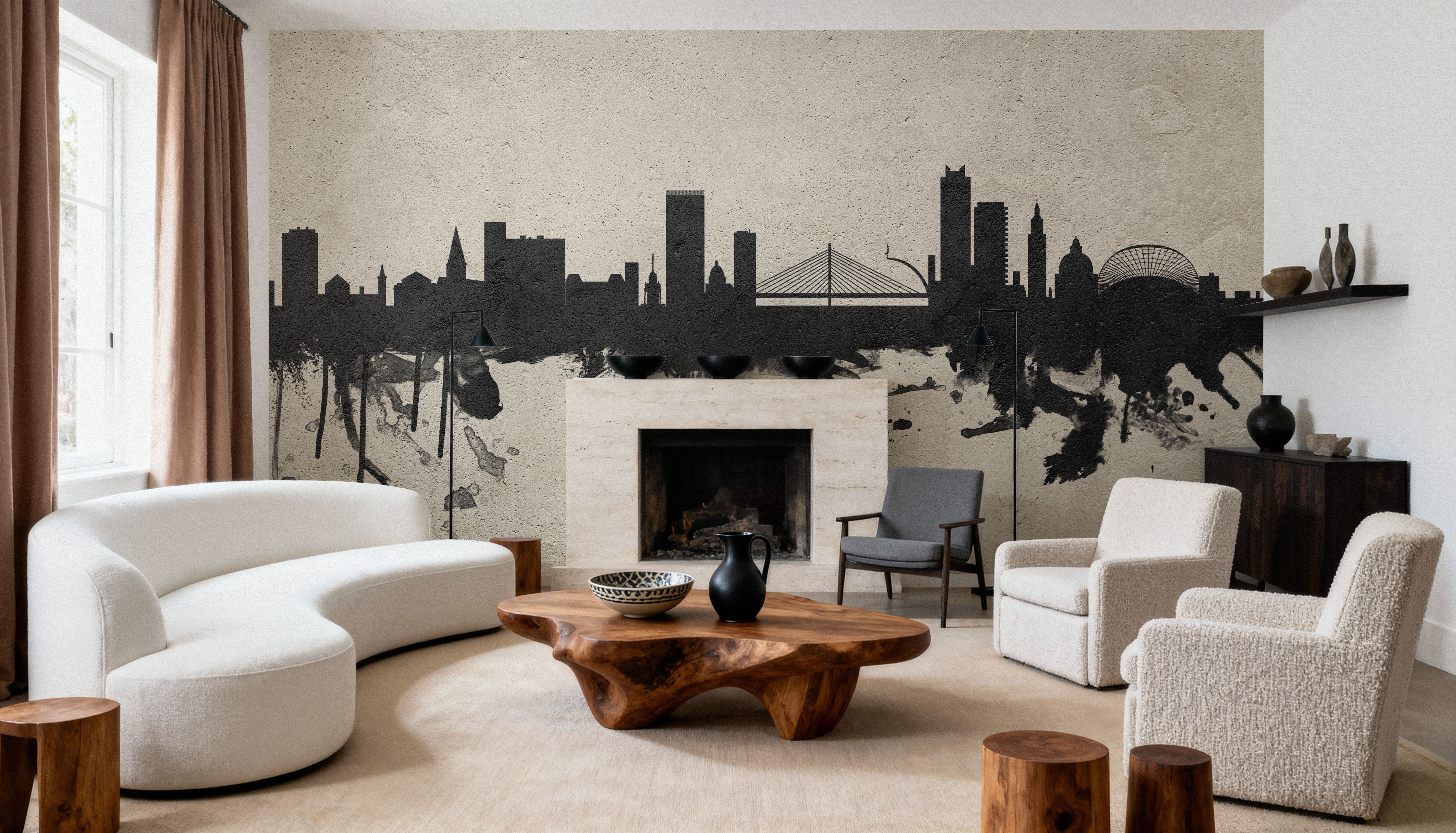 Liege Belgium Skyline Concrete