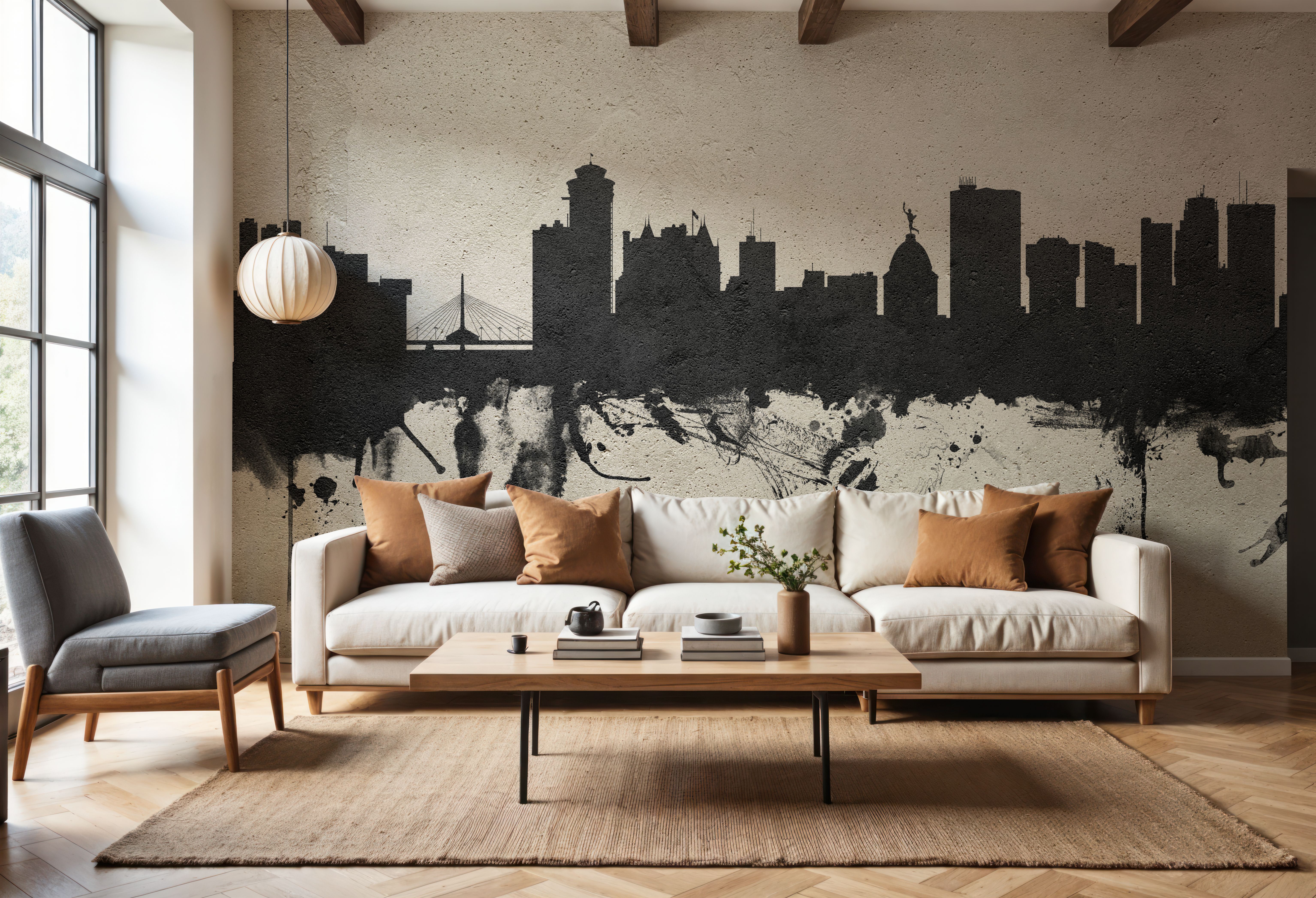 Winnipeg Canada Skyline Concrete