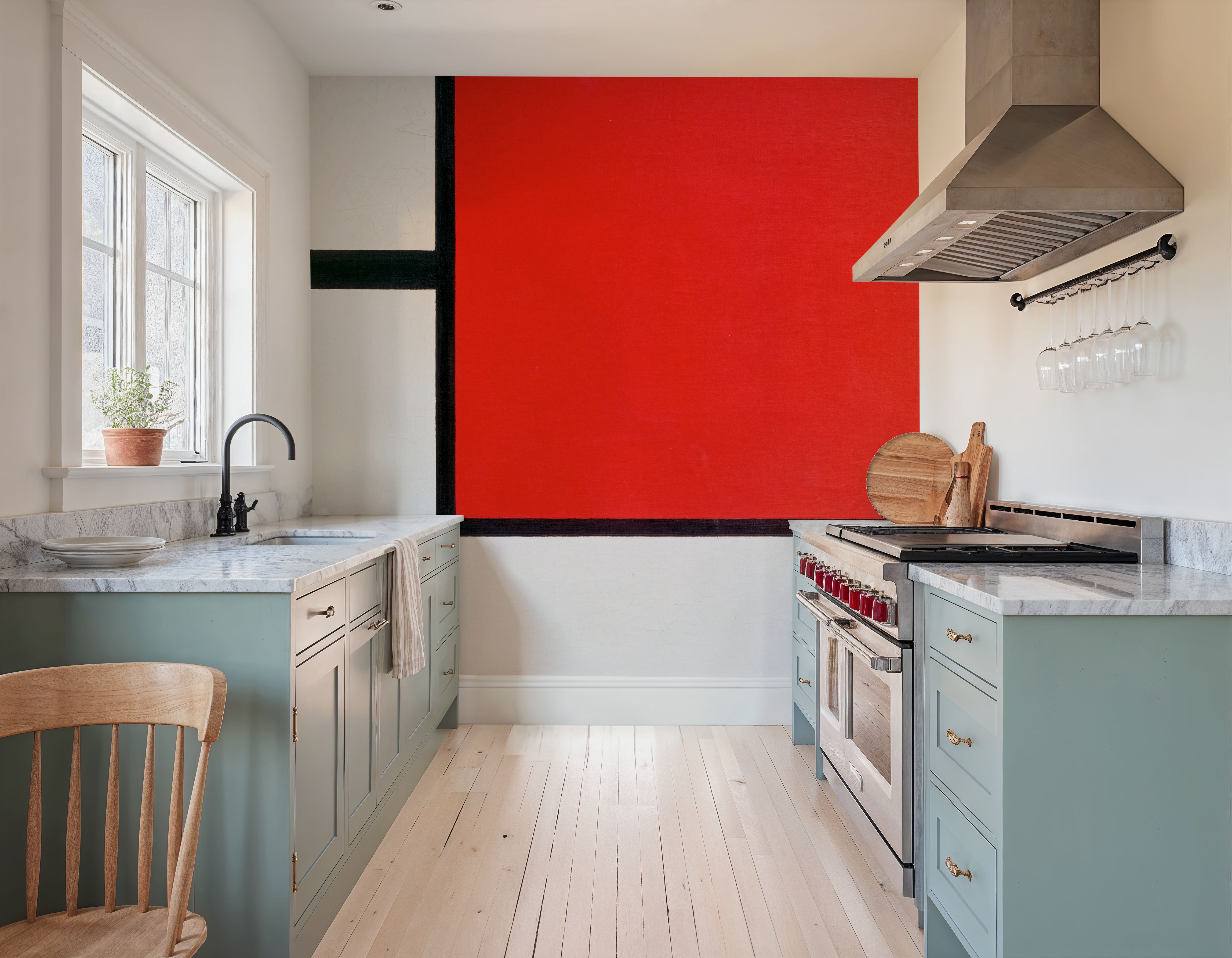 Composition with Red, Blue, and Yellow