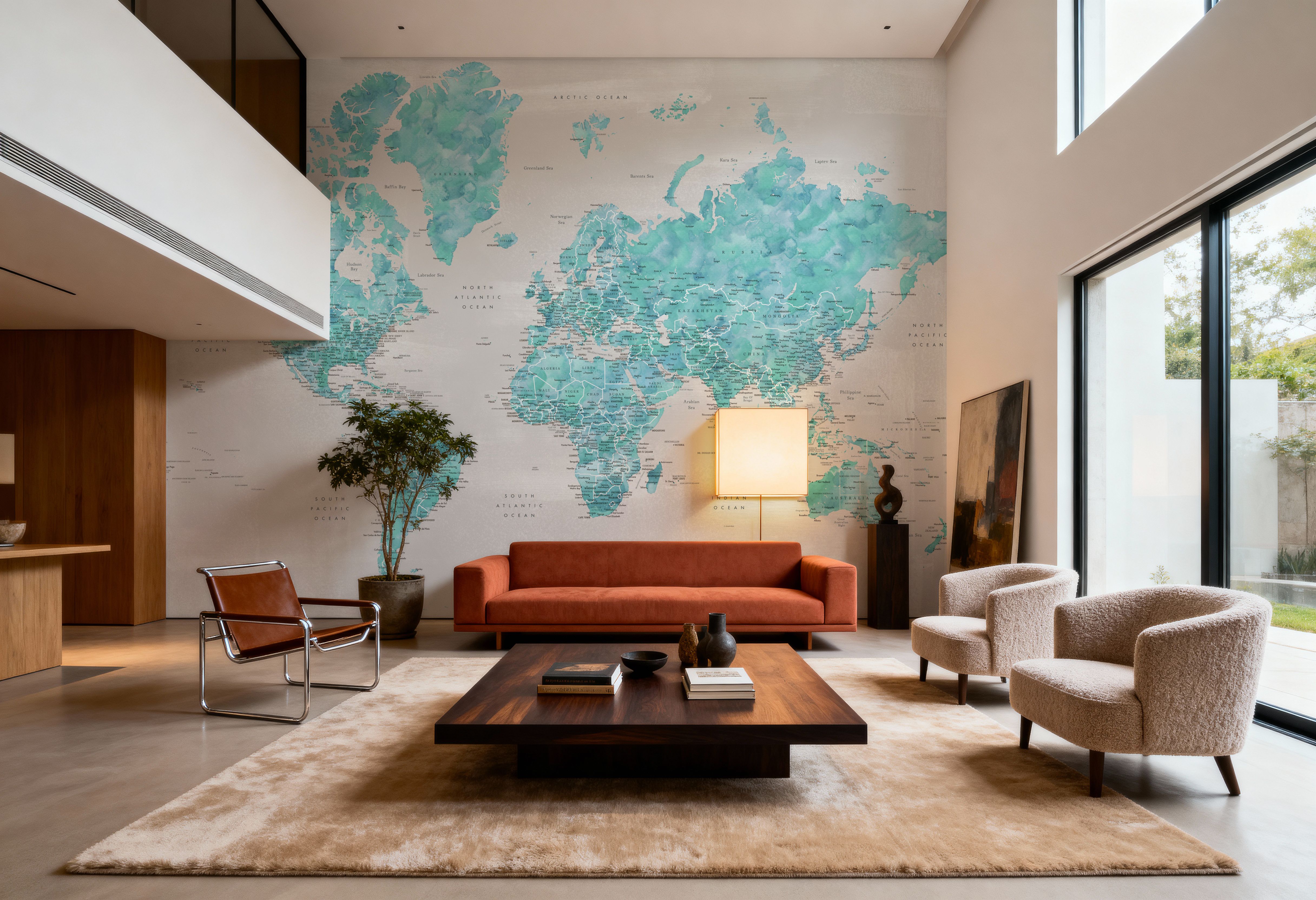 World Map Cities - Harriet