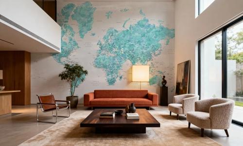 World Map Cities - Harriet