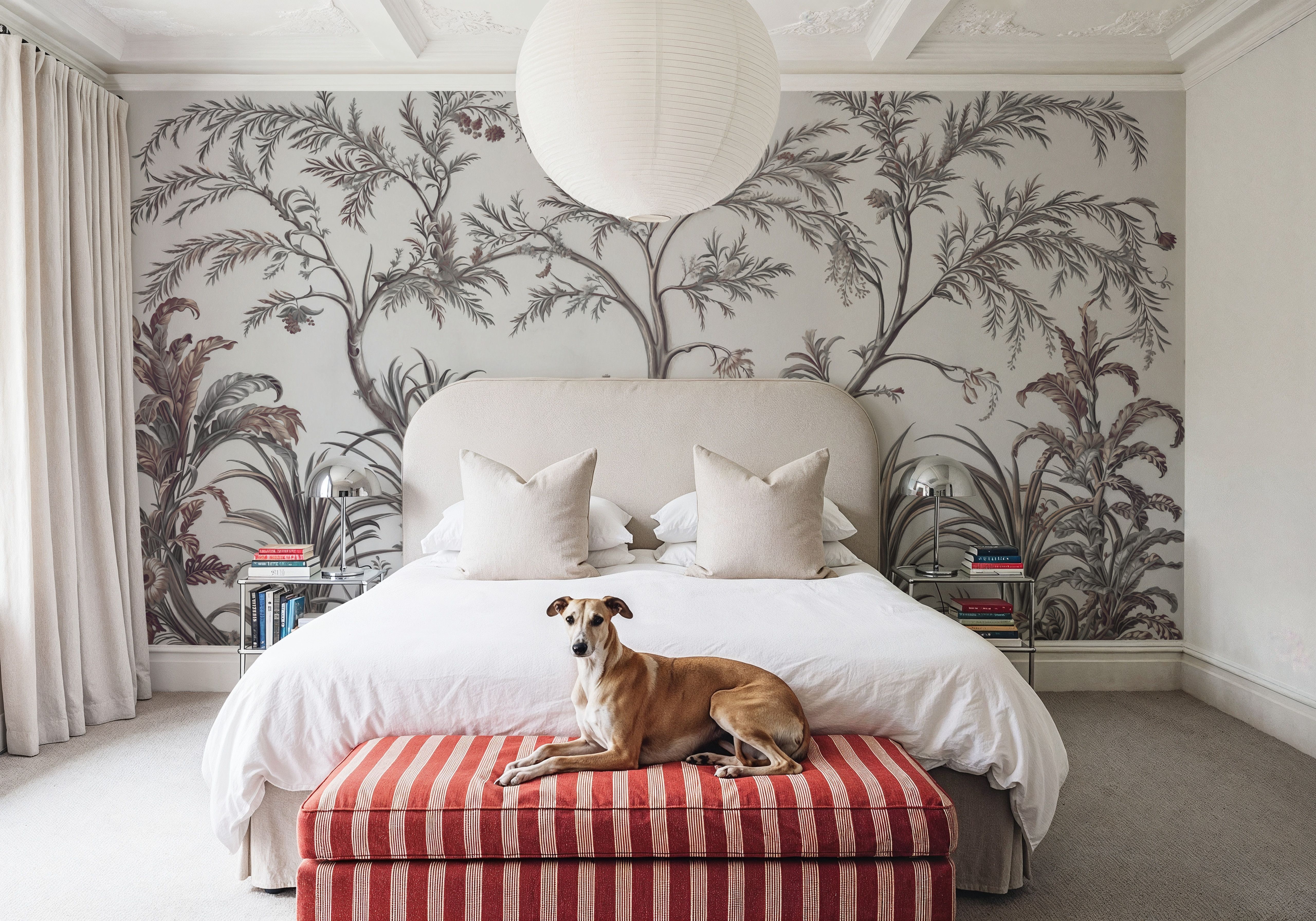 Intricate Garden, Rosy Beige