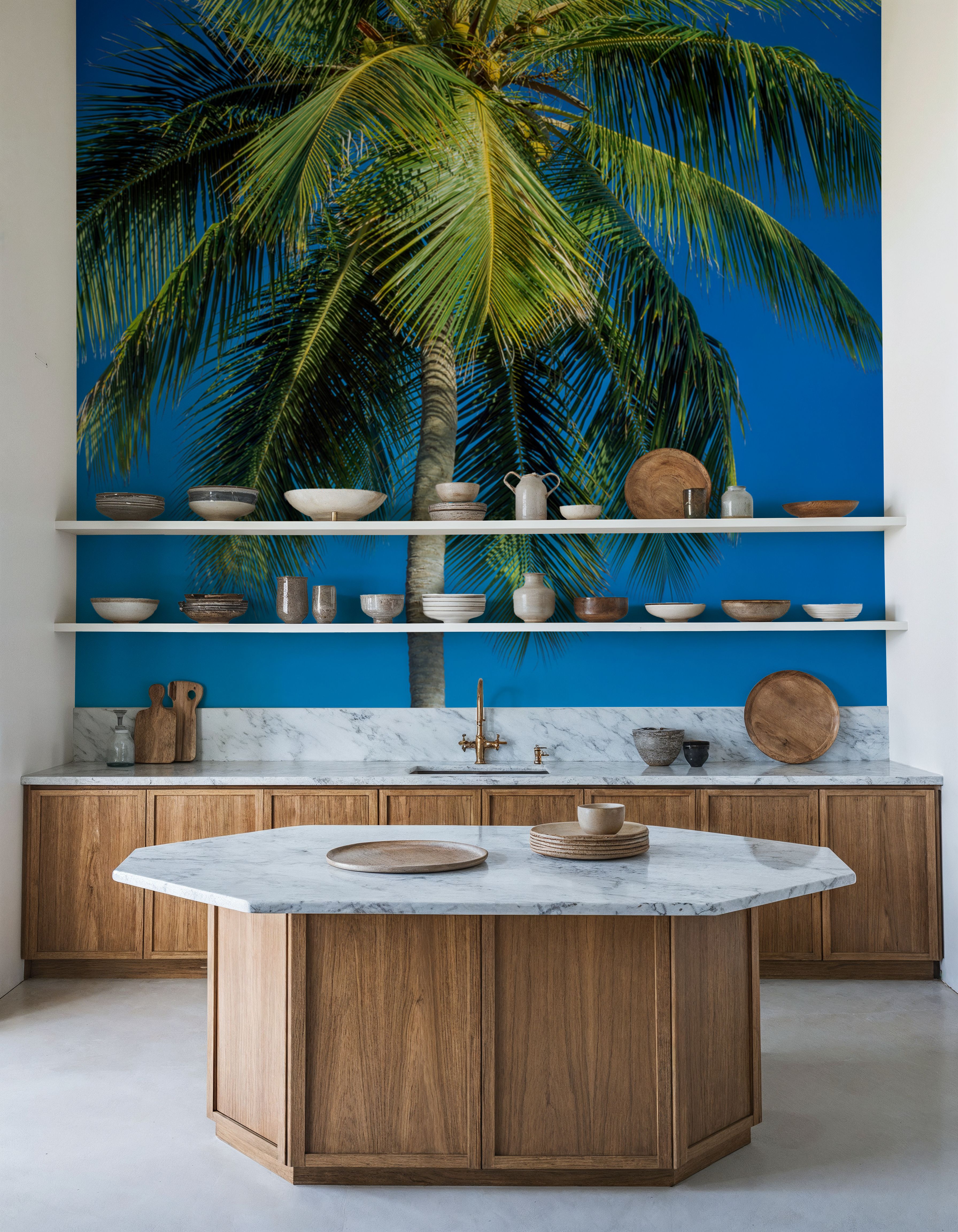 Azure Palms Vertical